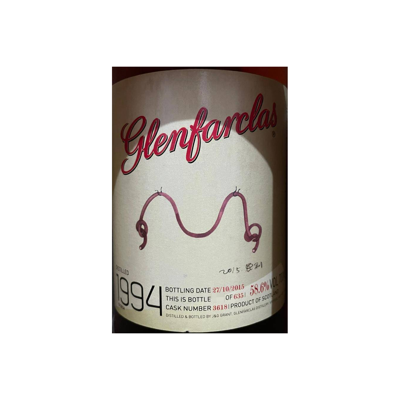 Glenfarclas Single Cask 1994 21 Years Single Malt Whisky