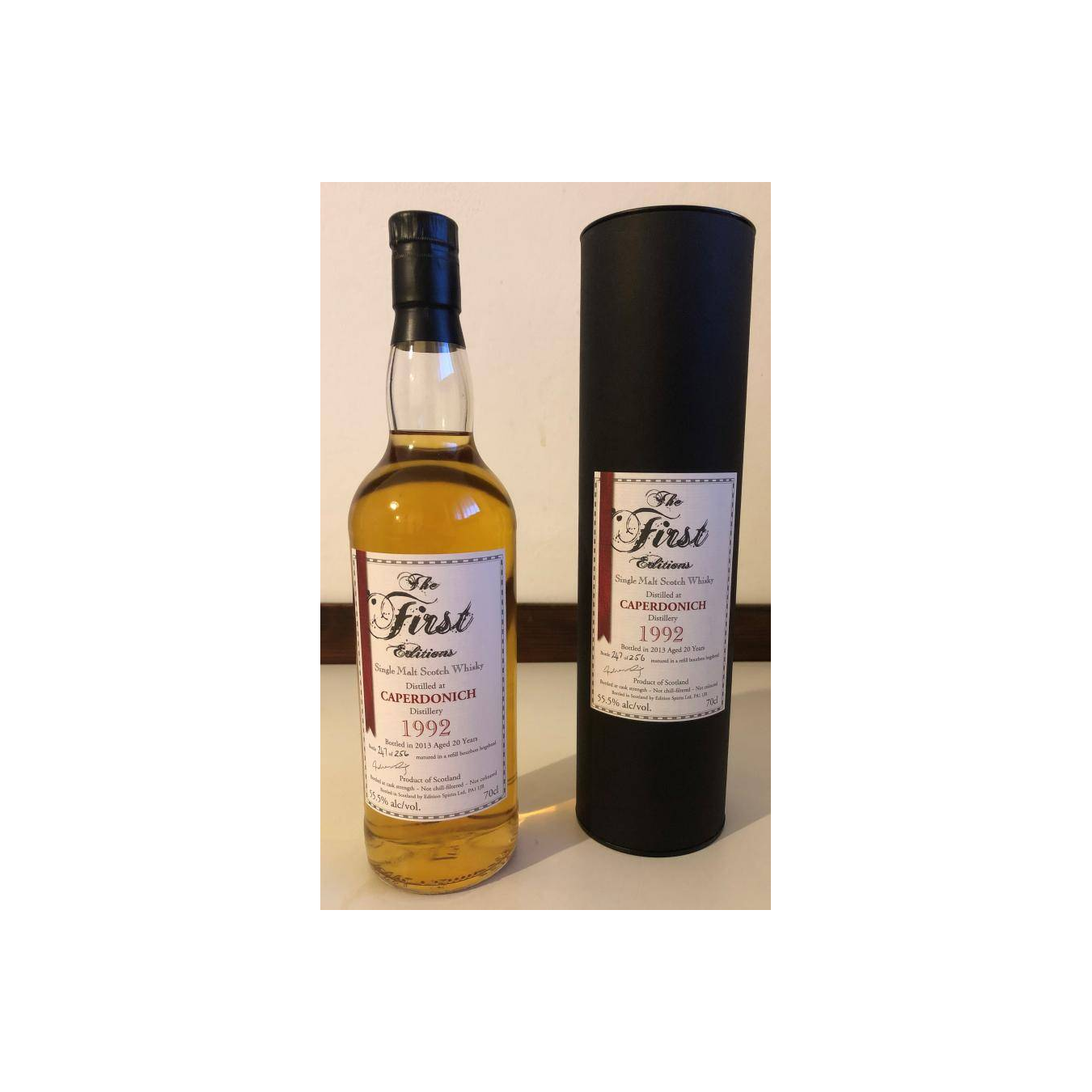 Caperdonich The First Editions 1992 20 Years Single Malt Whisky 2