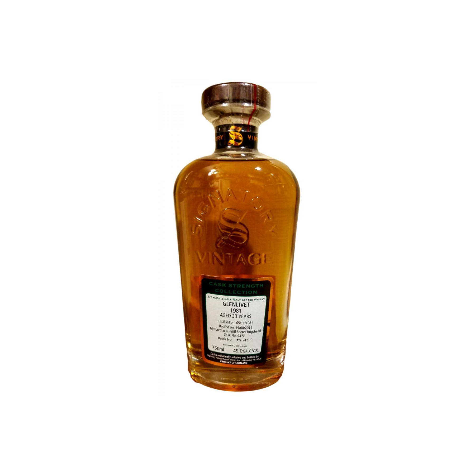 The Glenlivet Cask Strength Collection 1981 33 Years Single Malt Whisky