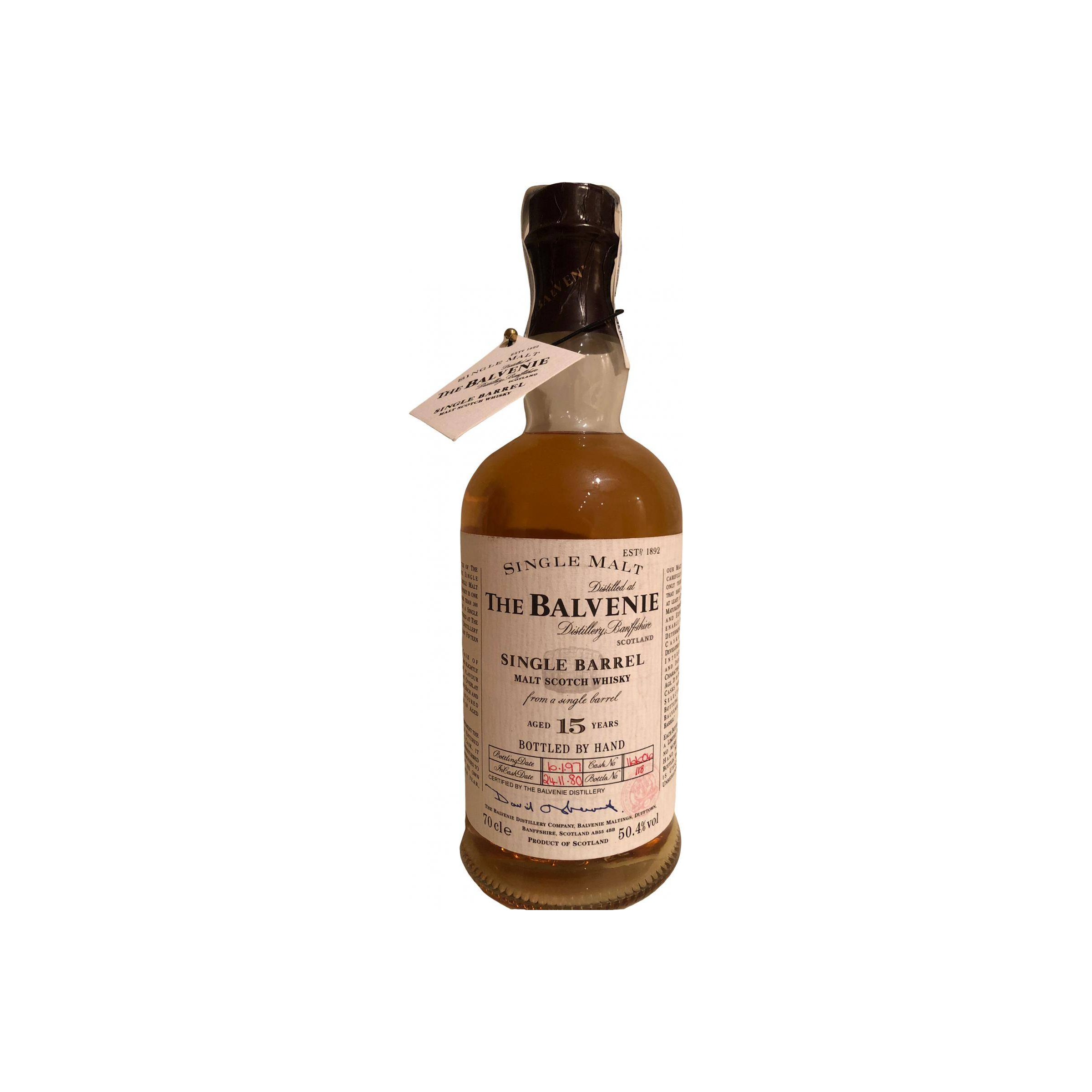 The Balvenie Single Cask 1980 15 Years Single Malt Whisky