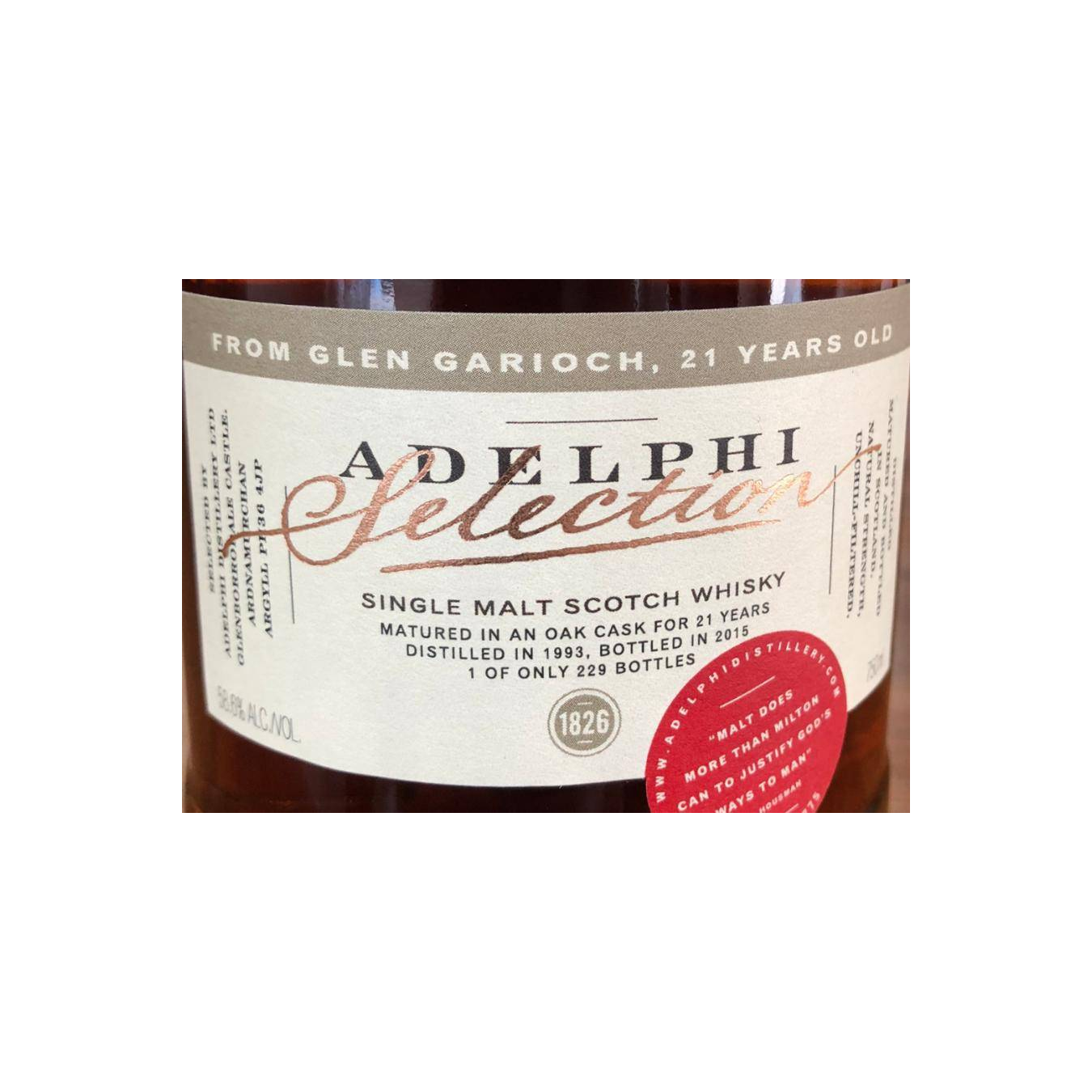 Glen Garioch Limited Edition 1993 21 Years Single Malt Whisky