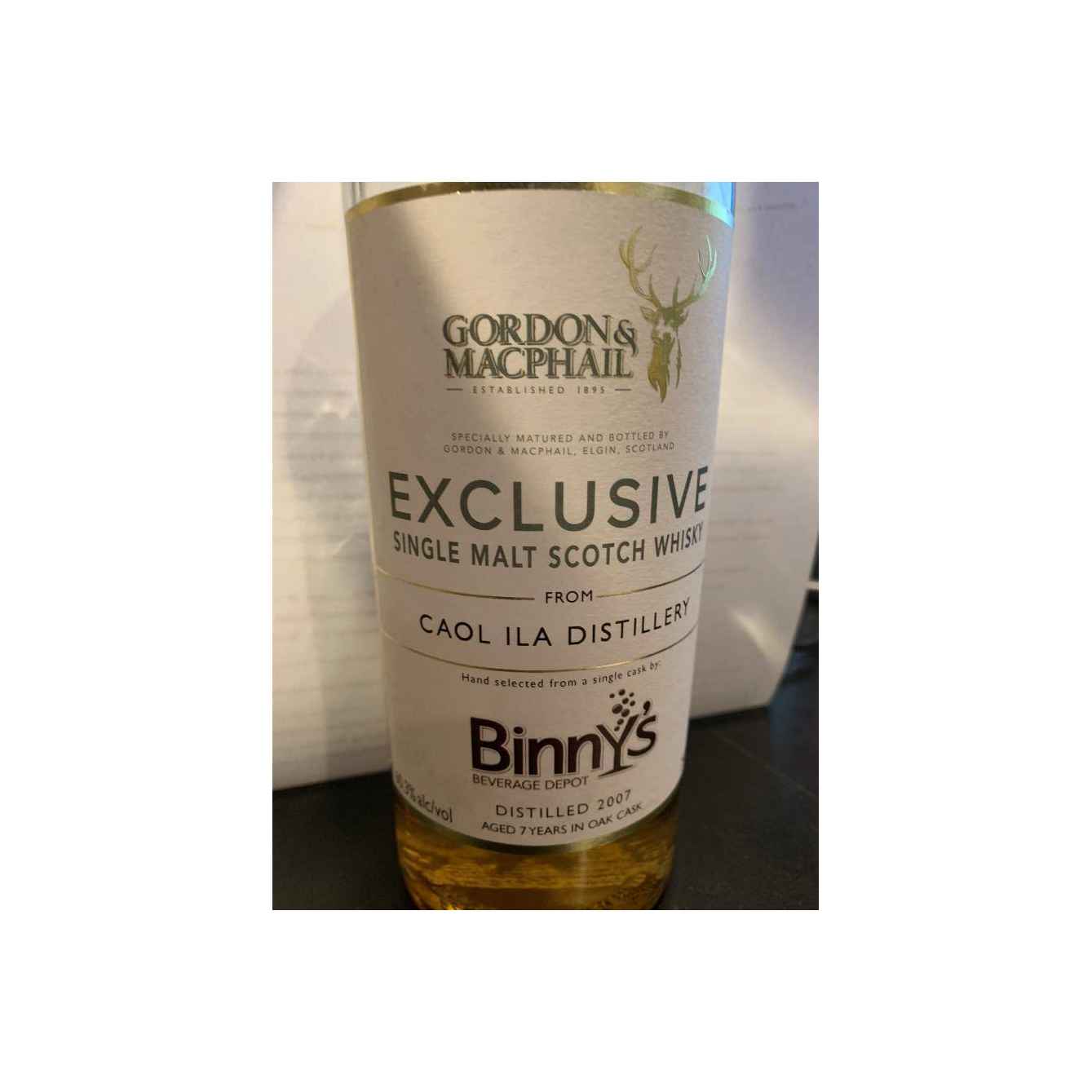 Caol Ila 2007 7 Years Single Malt Whisky