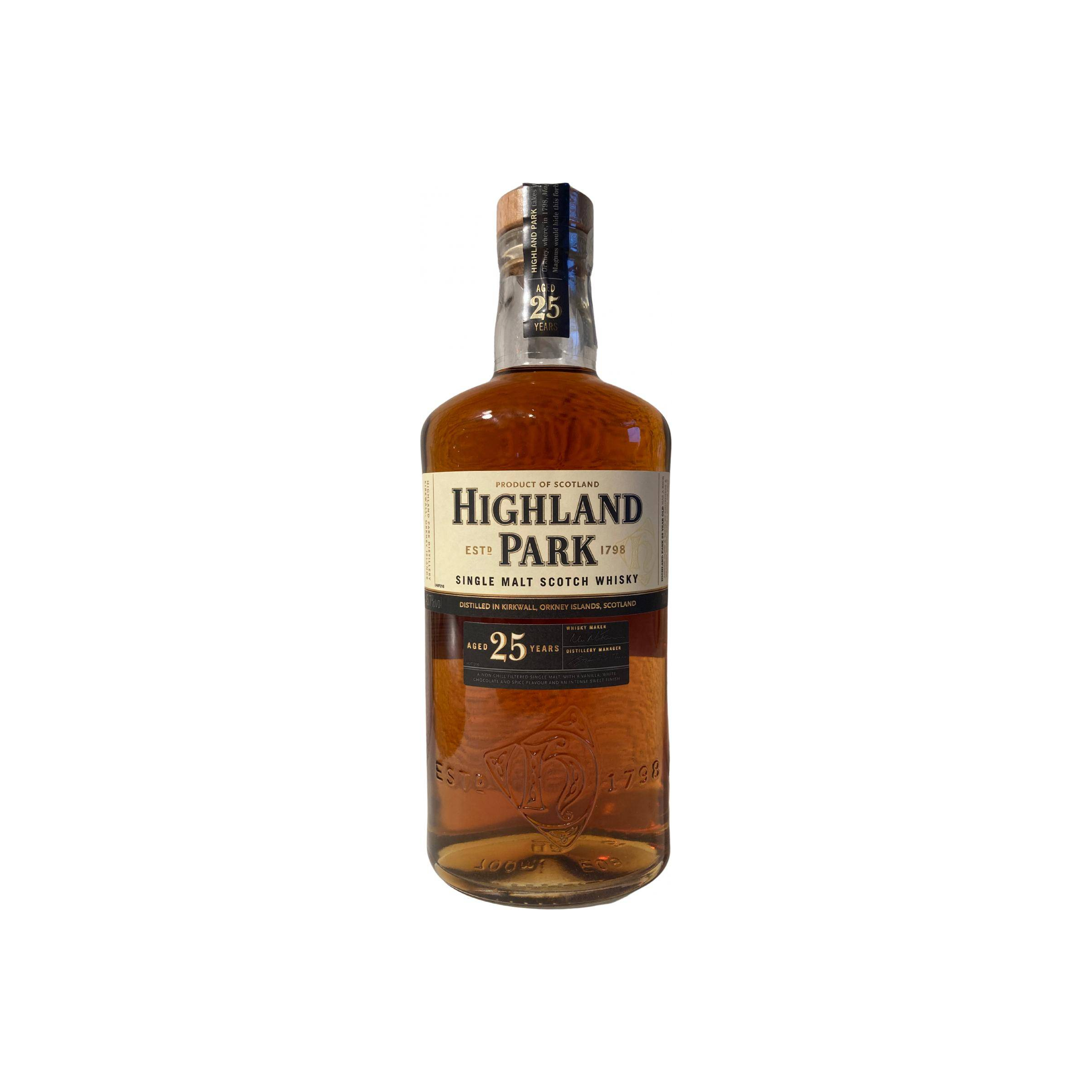 Highland Park 25 Years Single Malt Whisky