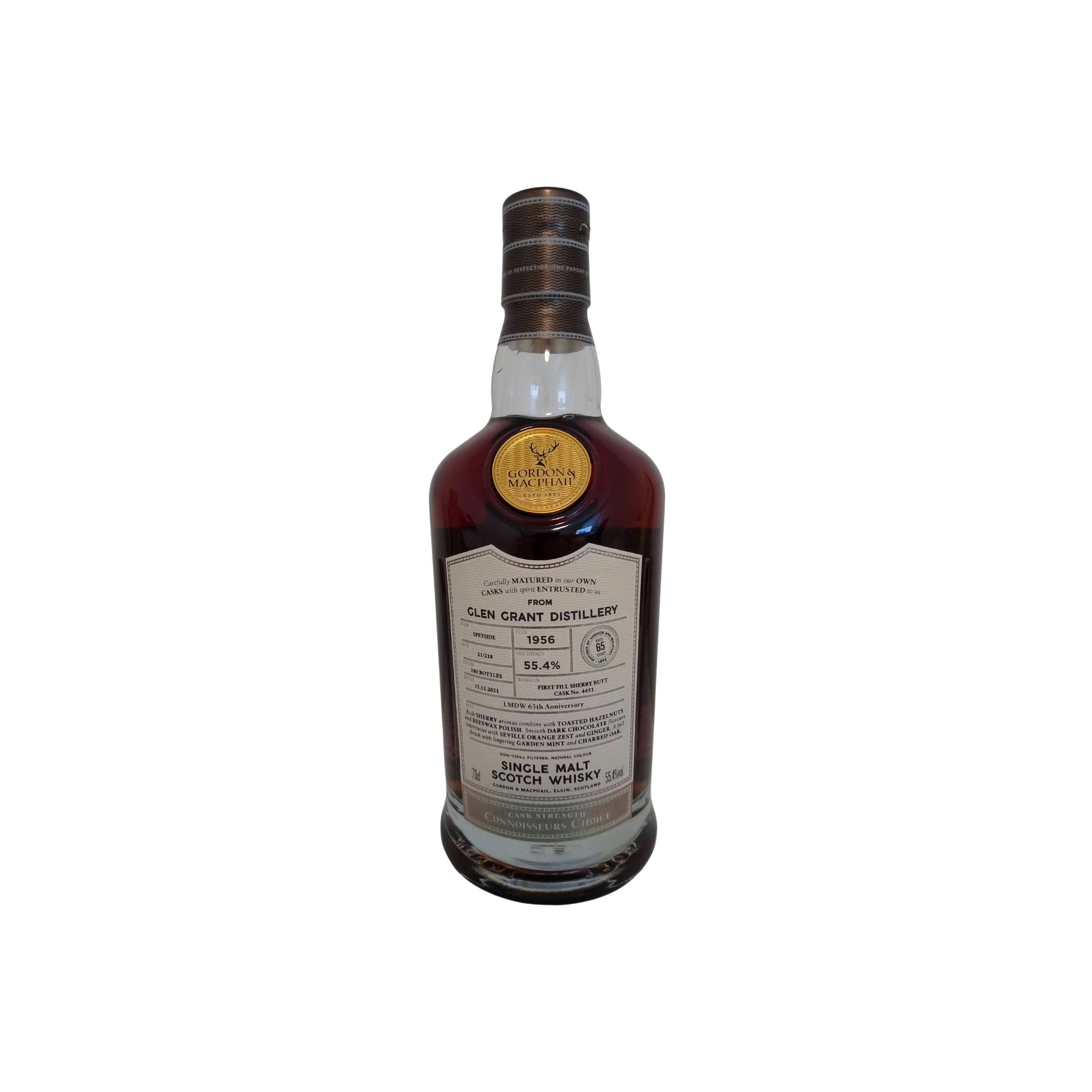 Glen Grant Connoisseurs Choice 1956 65 Years Single Malt Whisky