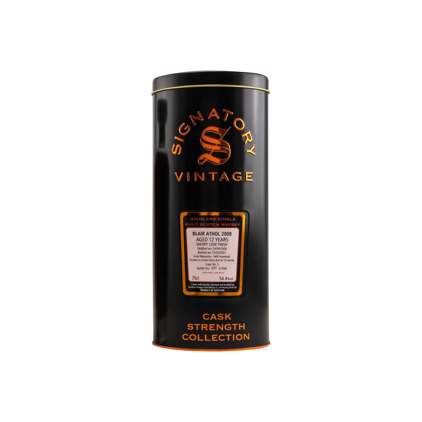 Blair Athol Cask Strength Collection 2008 12 Years Single Malt Whisky 2