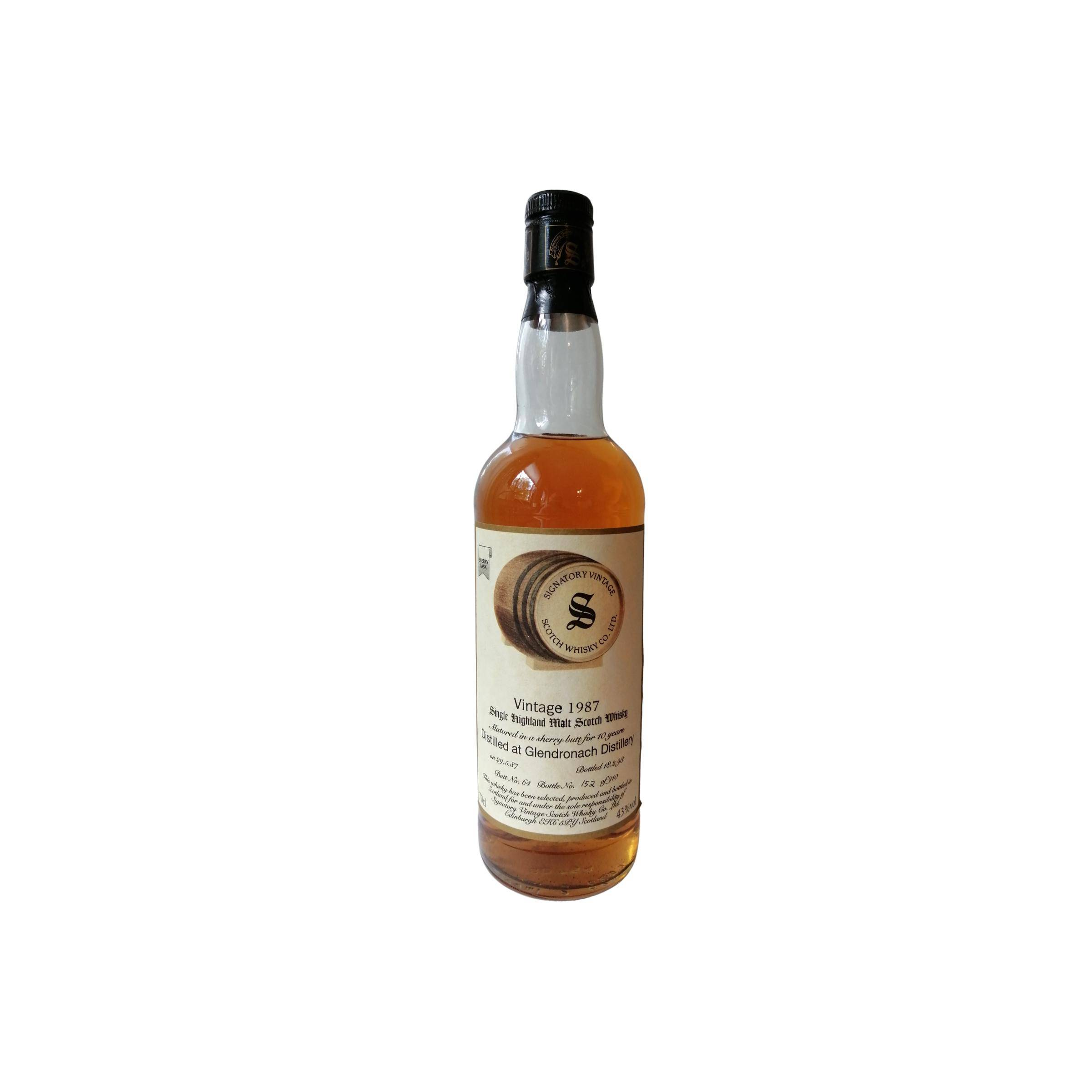 GlenDronach Vintage Collection 1987 10 Years Single Malt Whisky