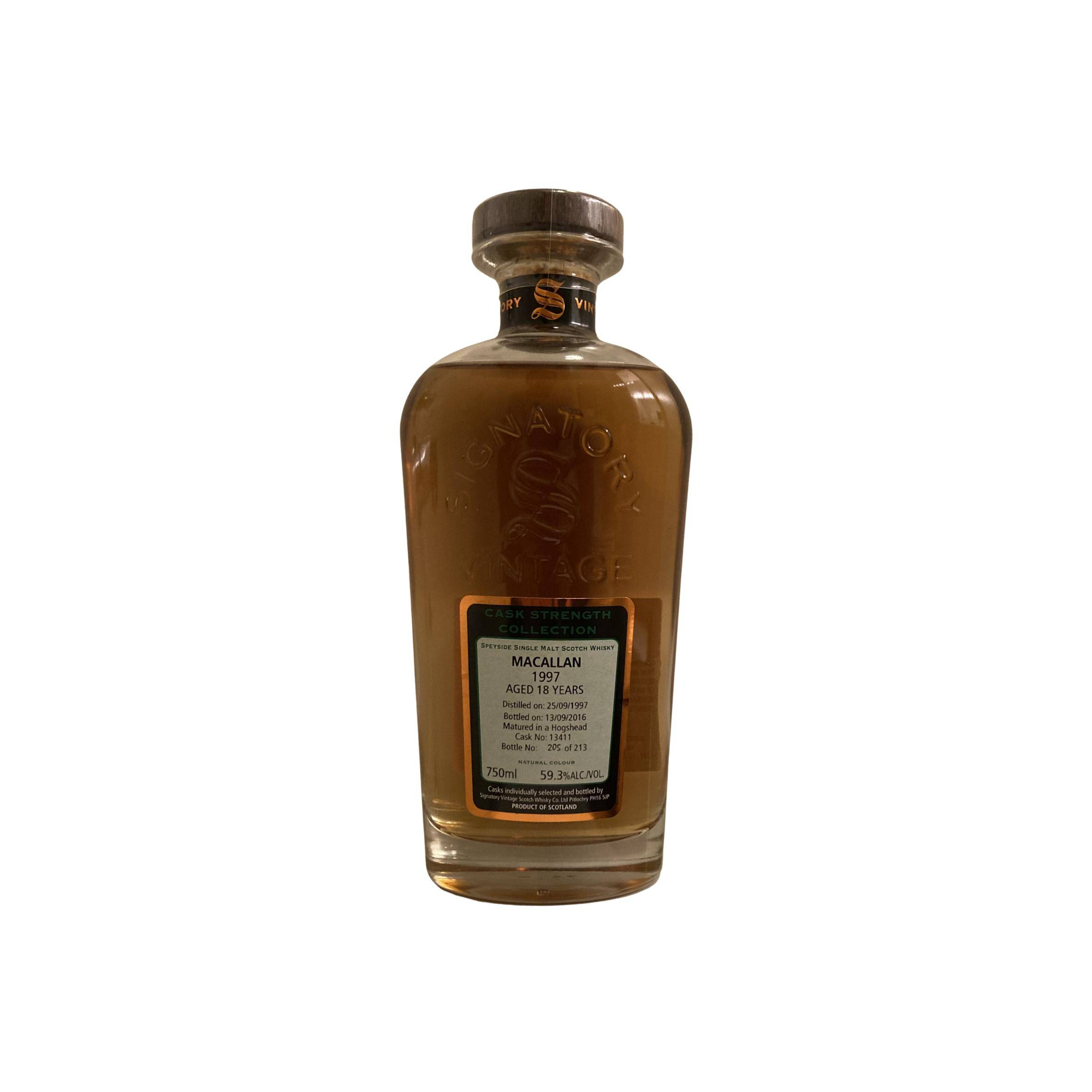 The Macallan Cask Strength Collection 1997 18 Years Single Malt Whisky