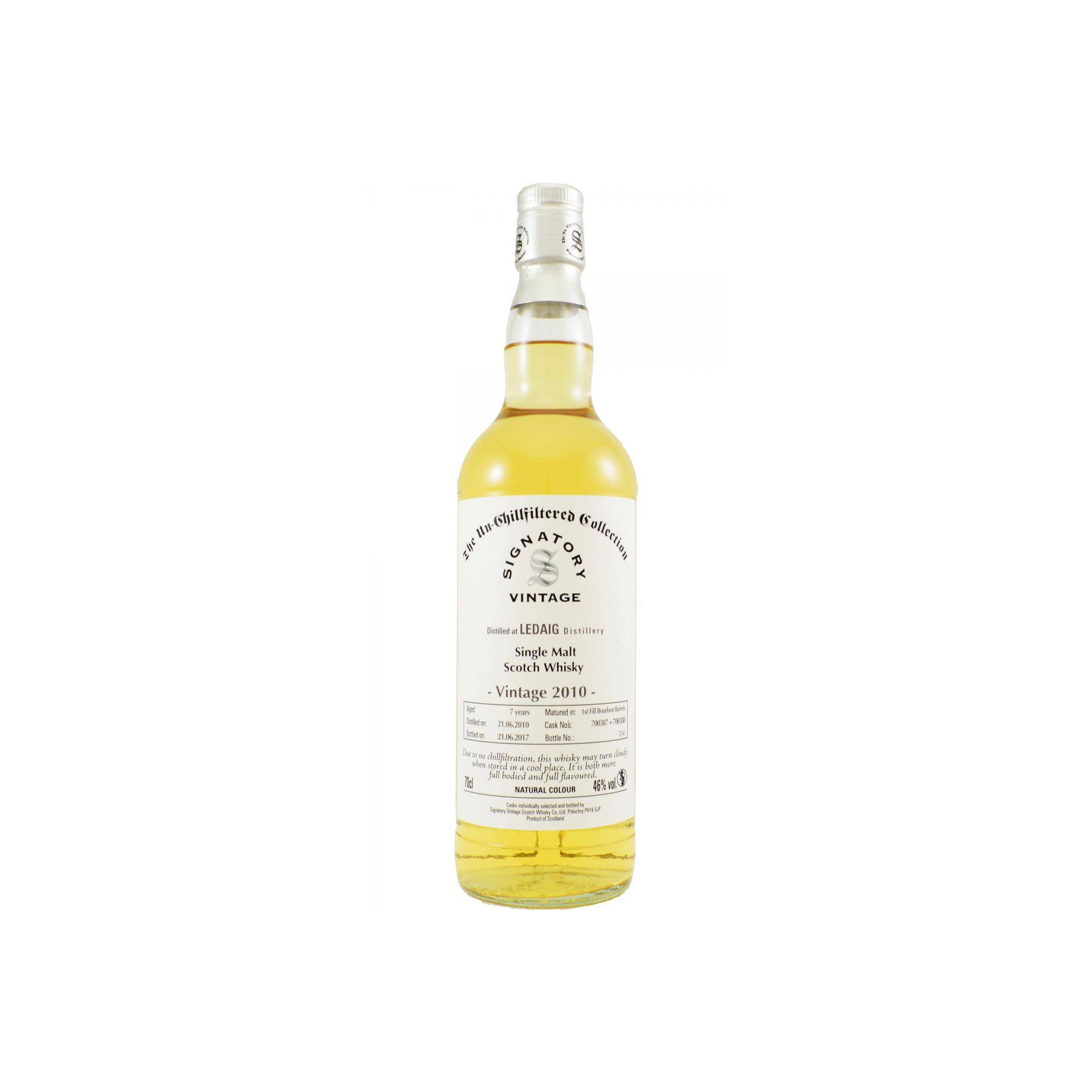 Tobermory The Un-Chillfiltered Collection 2010 7 Years Single Malt Whisky