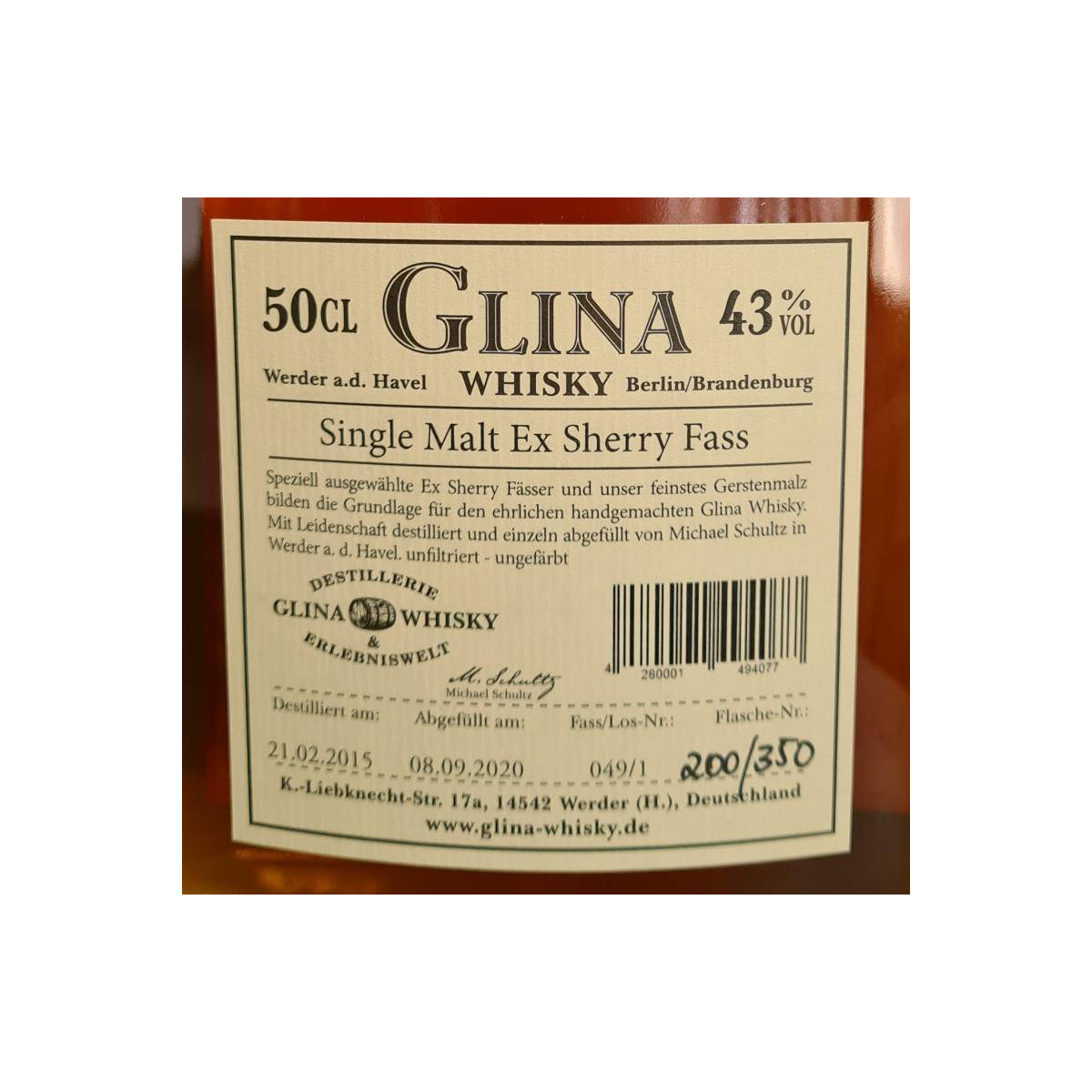 Glina Whisky 05-year-old 2