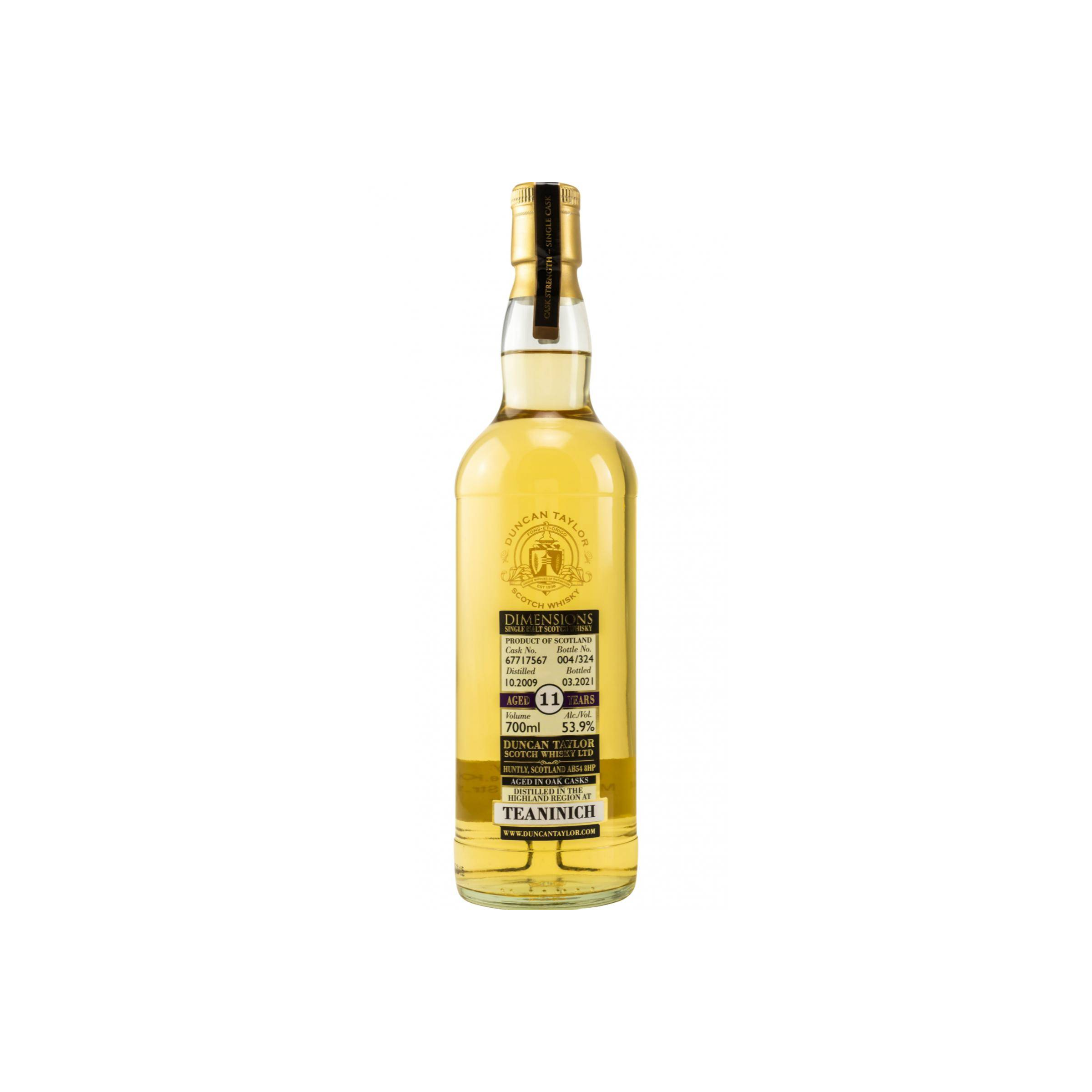 Teaninich Dimensions 2009 11 Years Single Malt Whisky