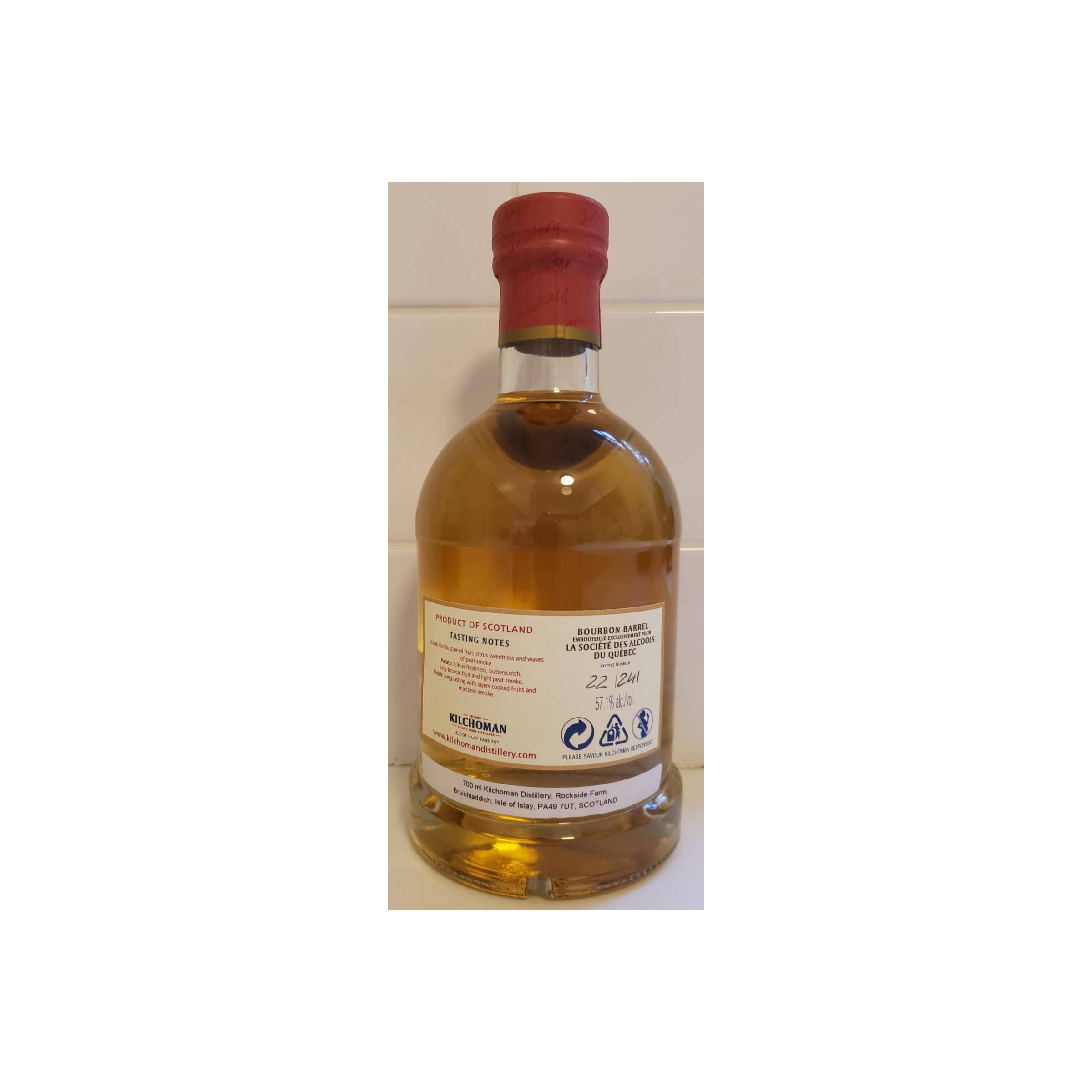 Kilchoman 2012 8 Years Single Malt Whisky 2