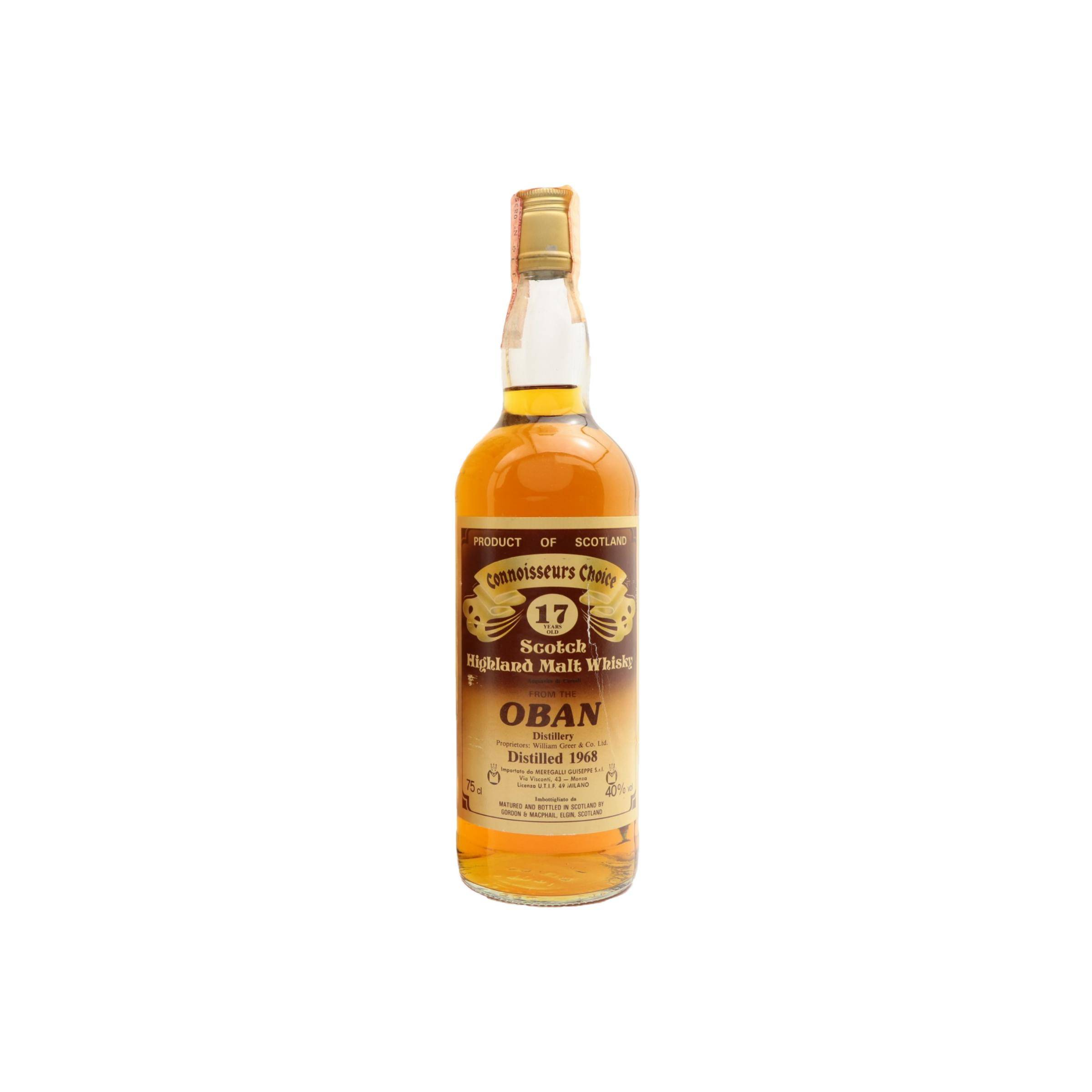Oban Connoisseurs Choice 1968 17 Years Single Malt Whisky