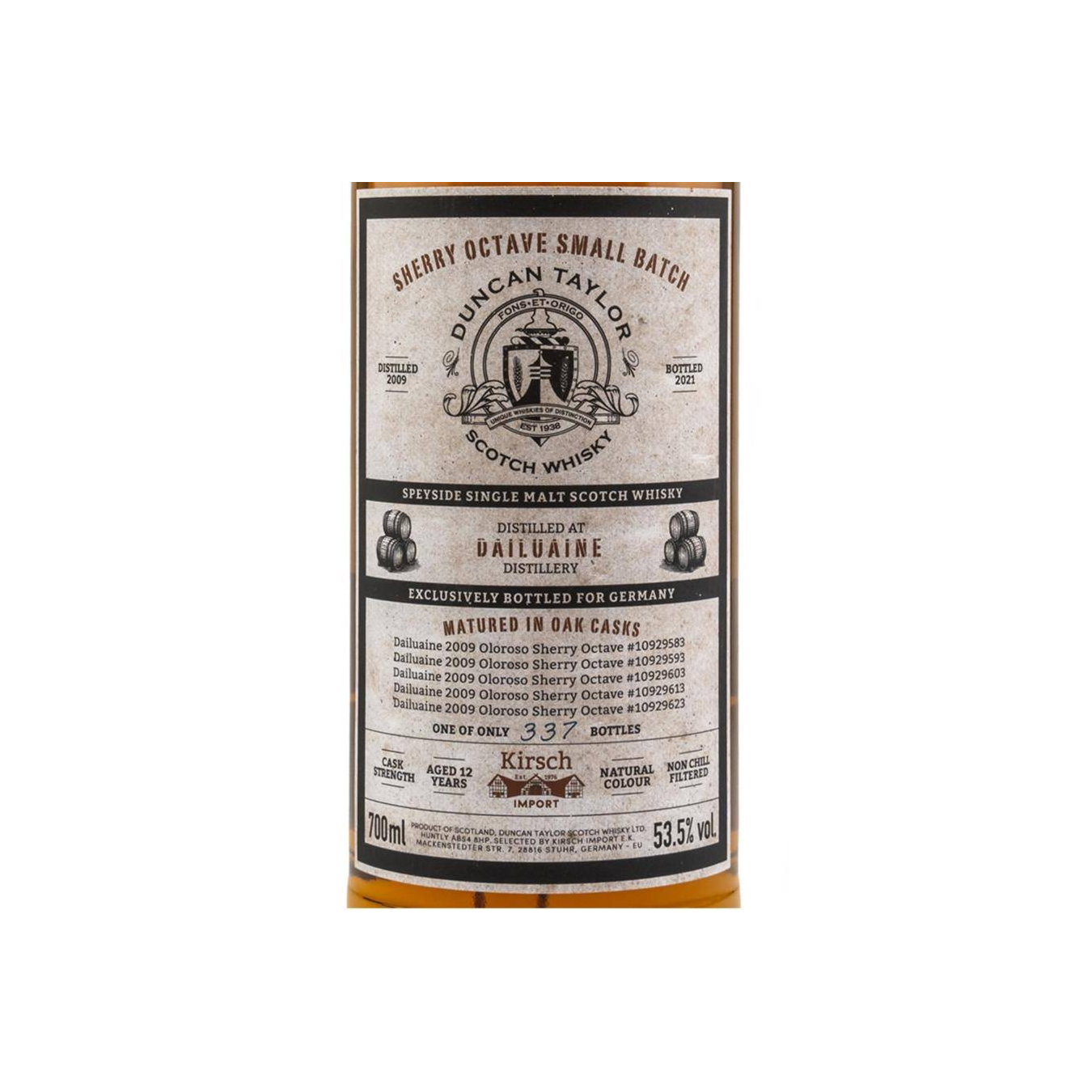 Dailuaine 2009 12 Years Single Malt Whisky 3
