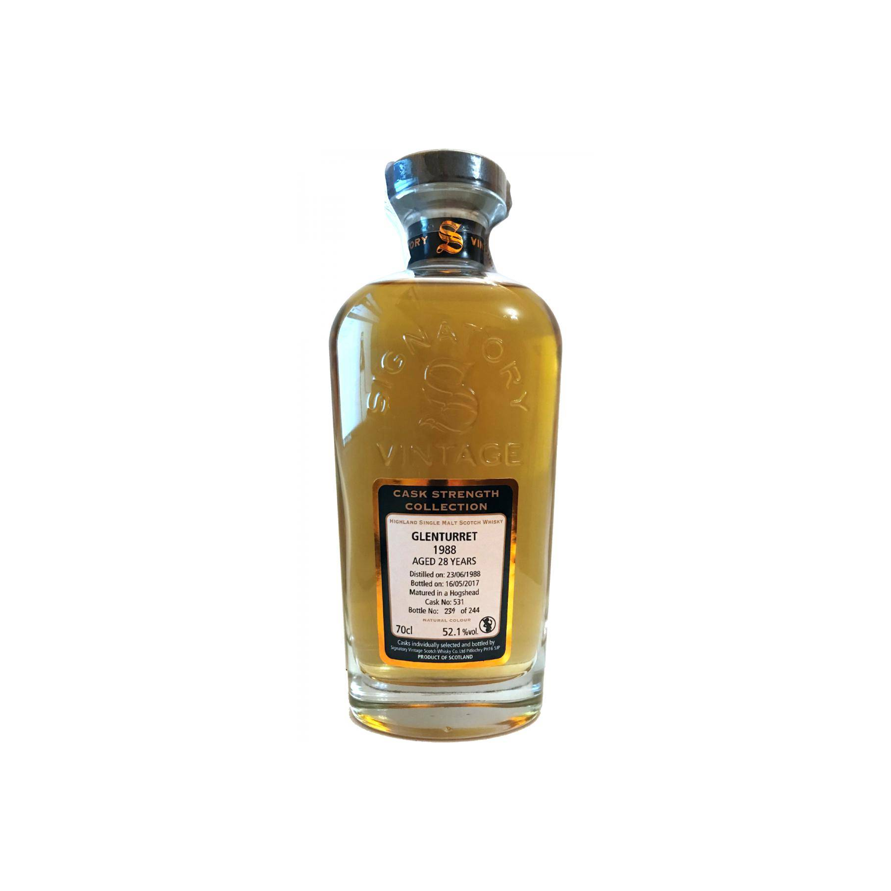 The Glenturret Cask Strength Collection 1988 28 Years Single Malt Whisky
