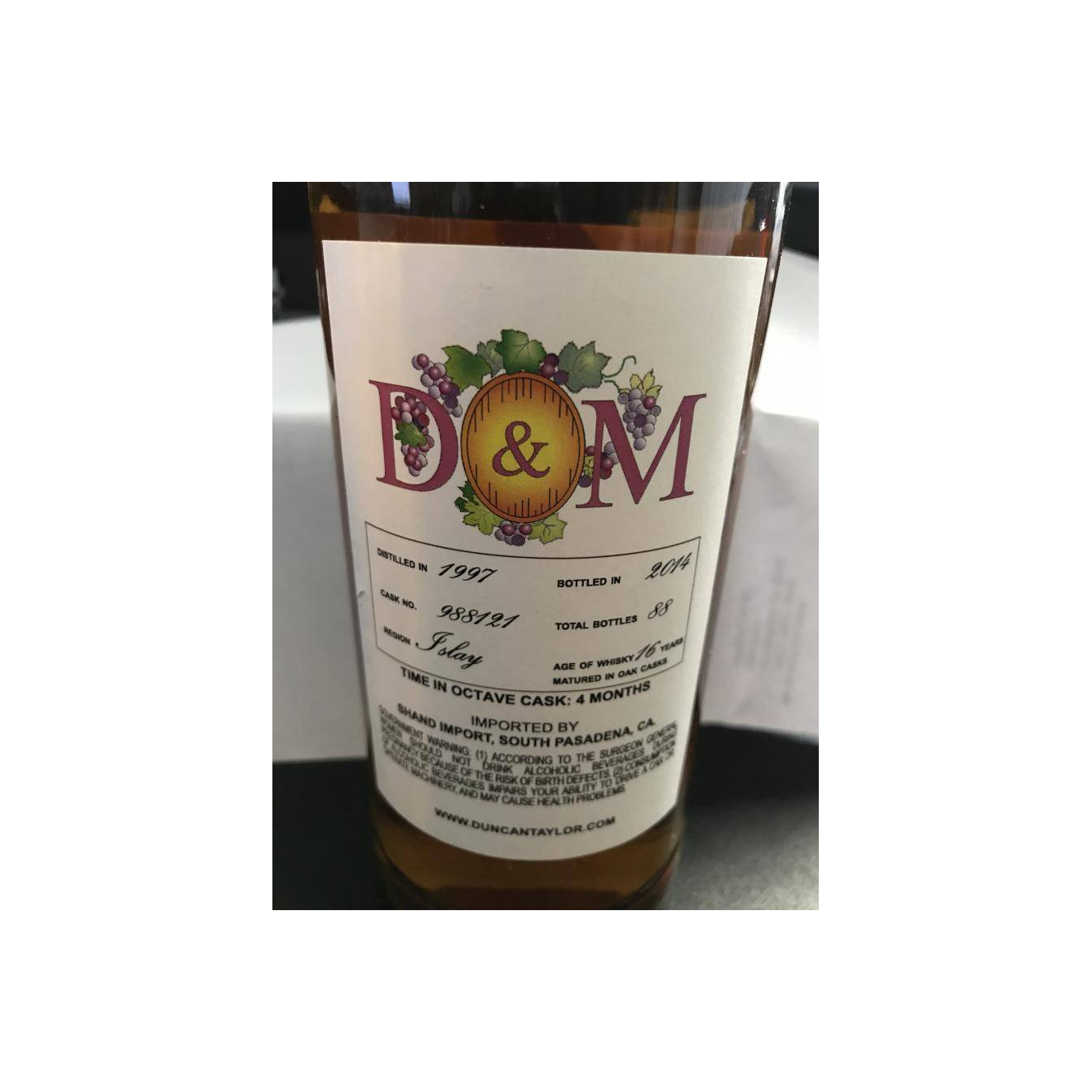 Islay Blended Malt Scotch Whisky 1997 DT 2