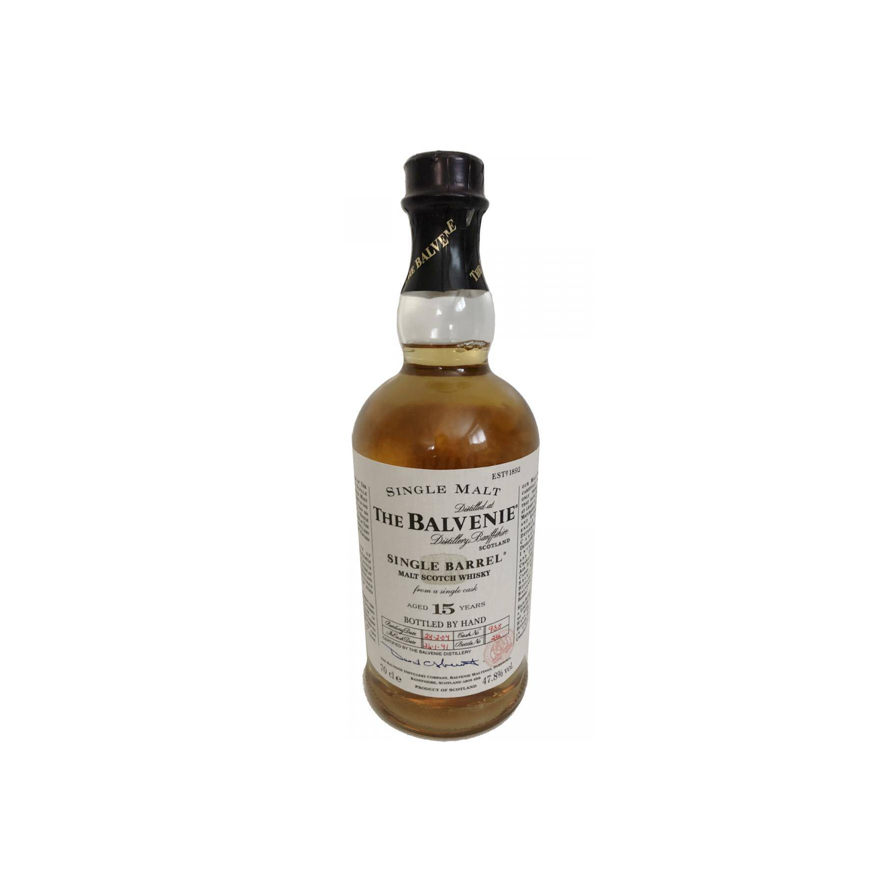 The Balvenie Single Cask 1991 15 Years Single Malt Whisky