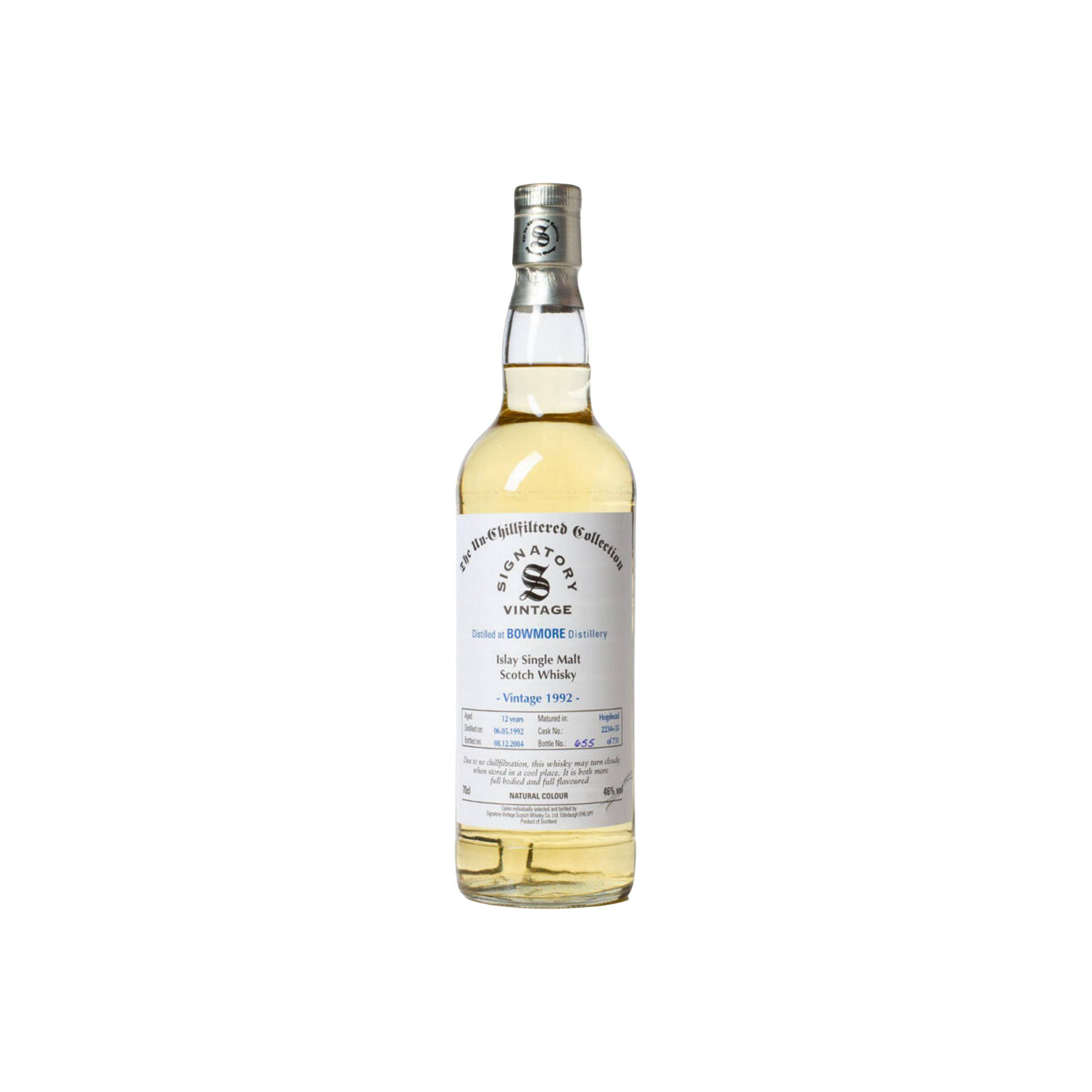 Bowmore The Un-Chillfiltered Collection 1992 12 Years Single Malt Whisky