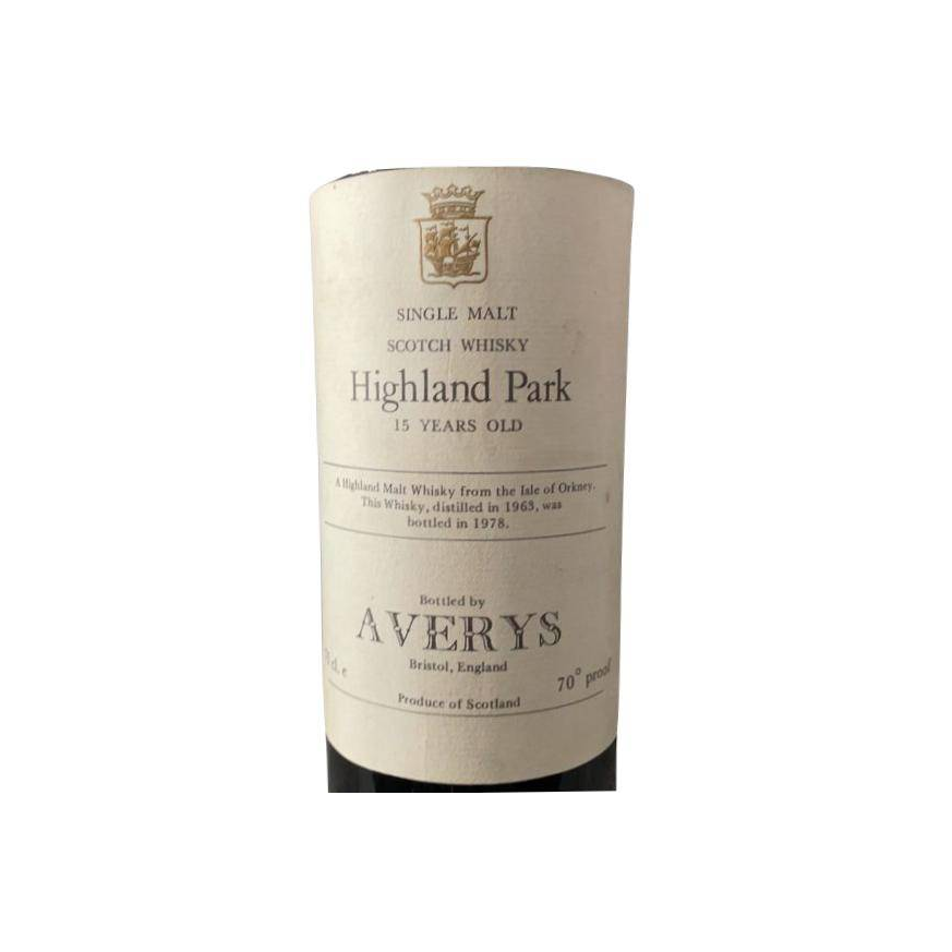 Highland Park 1963 15 Years Single Malt Whisky 2