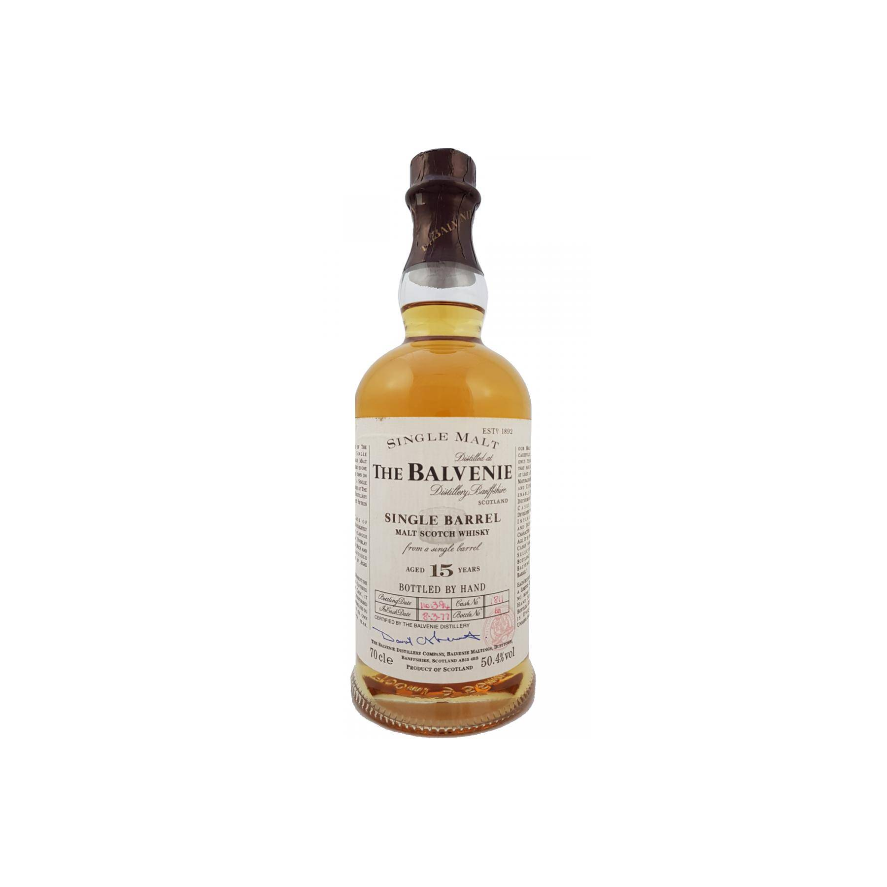 The Balvenie Single Cask 1977 15 Years Single Malt Whisky