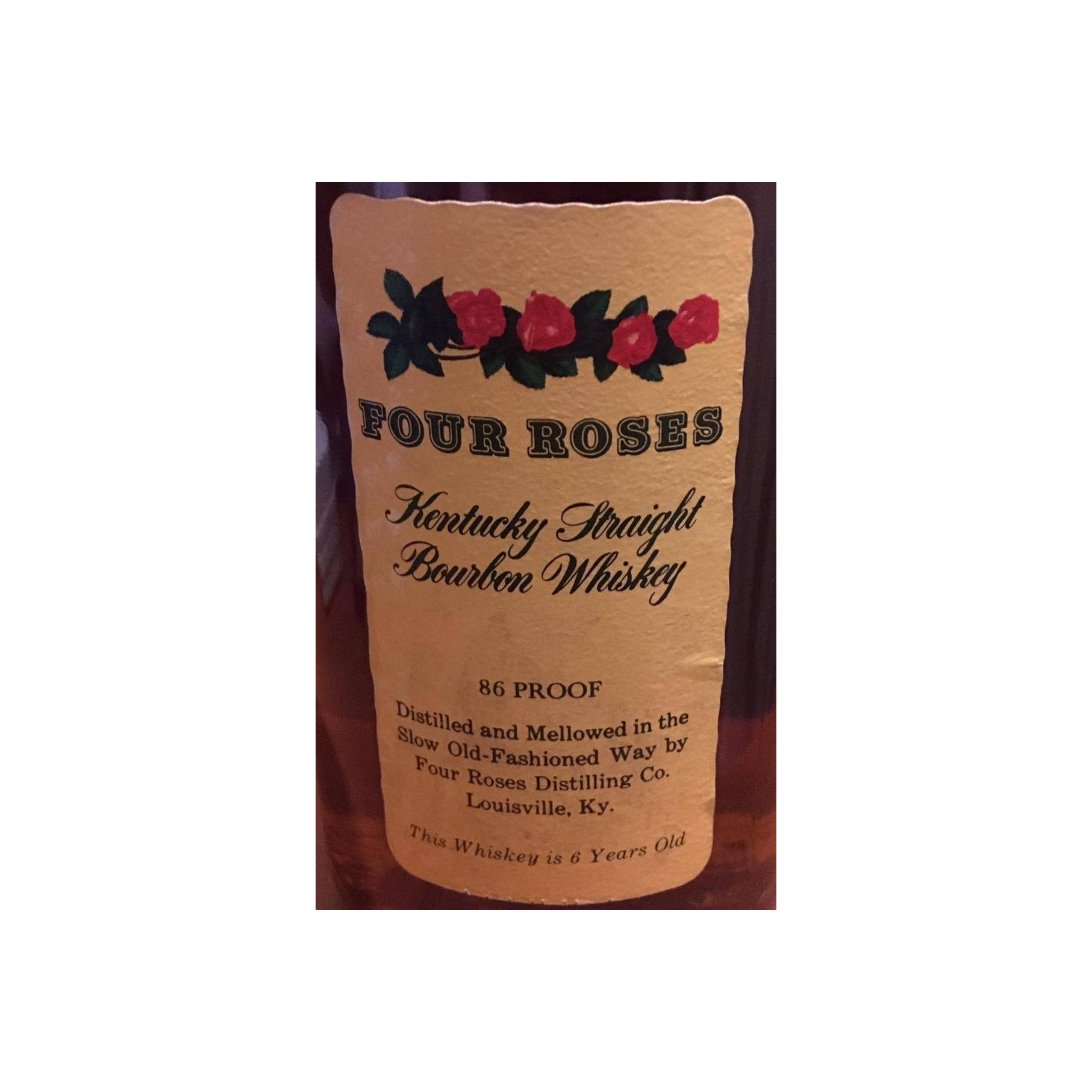 Four Roses Kentucky Straight Bourbon Whiskey 6 Years Bourbon Whisky 2