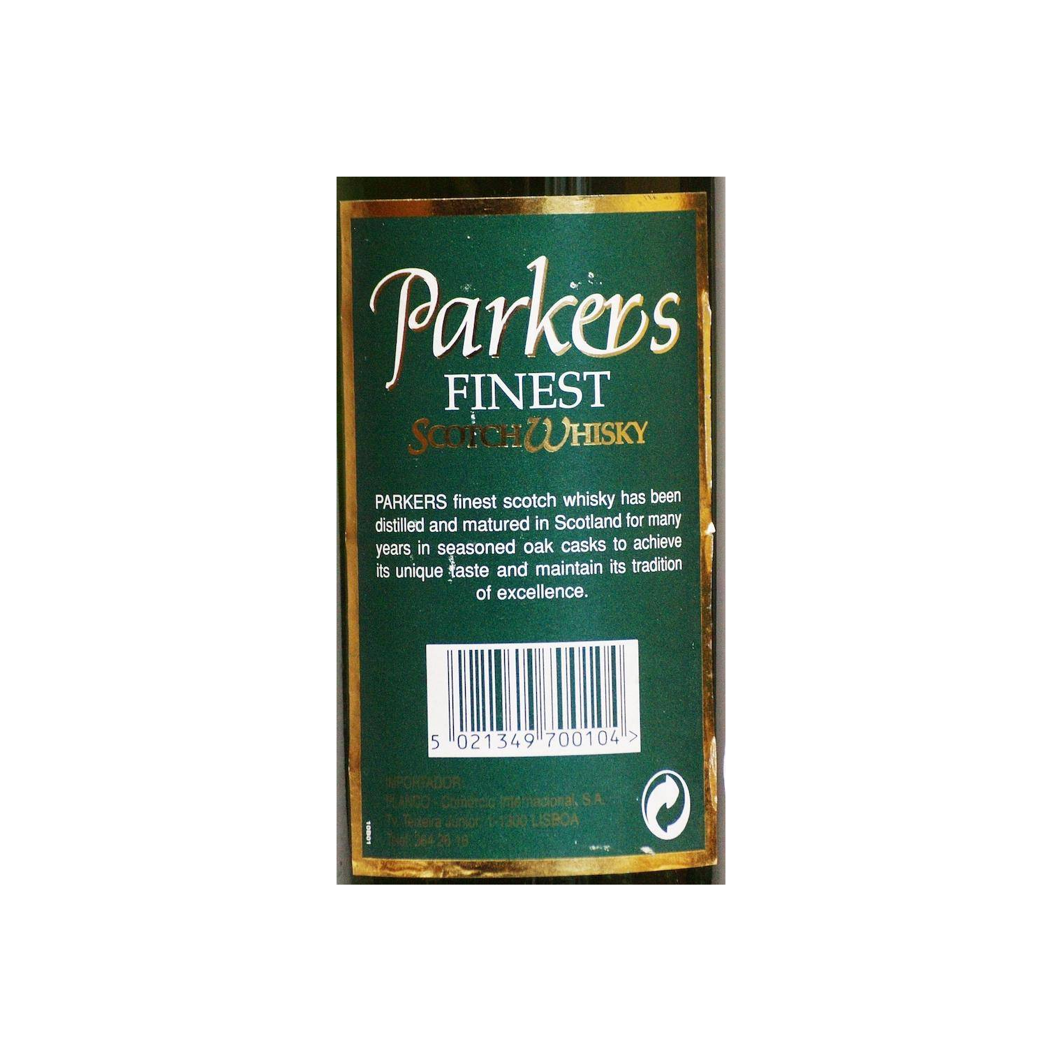 Parkers Finest Scotch Whisky 3