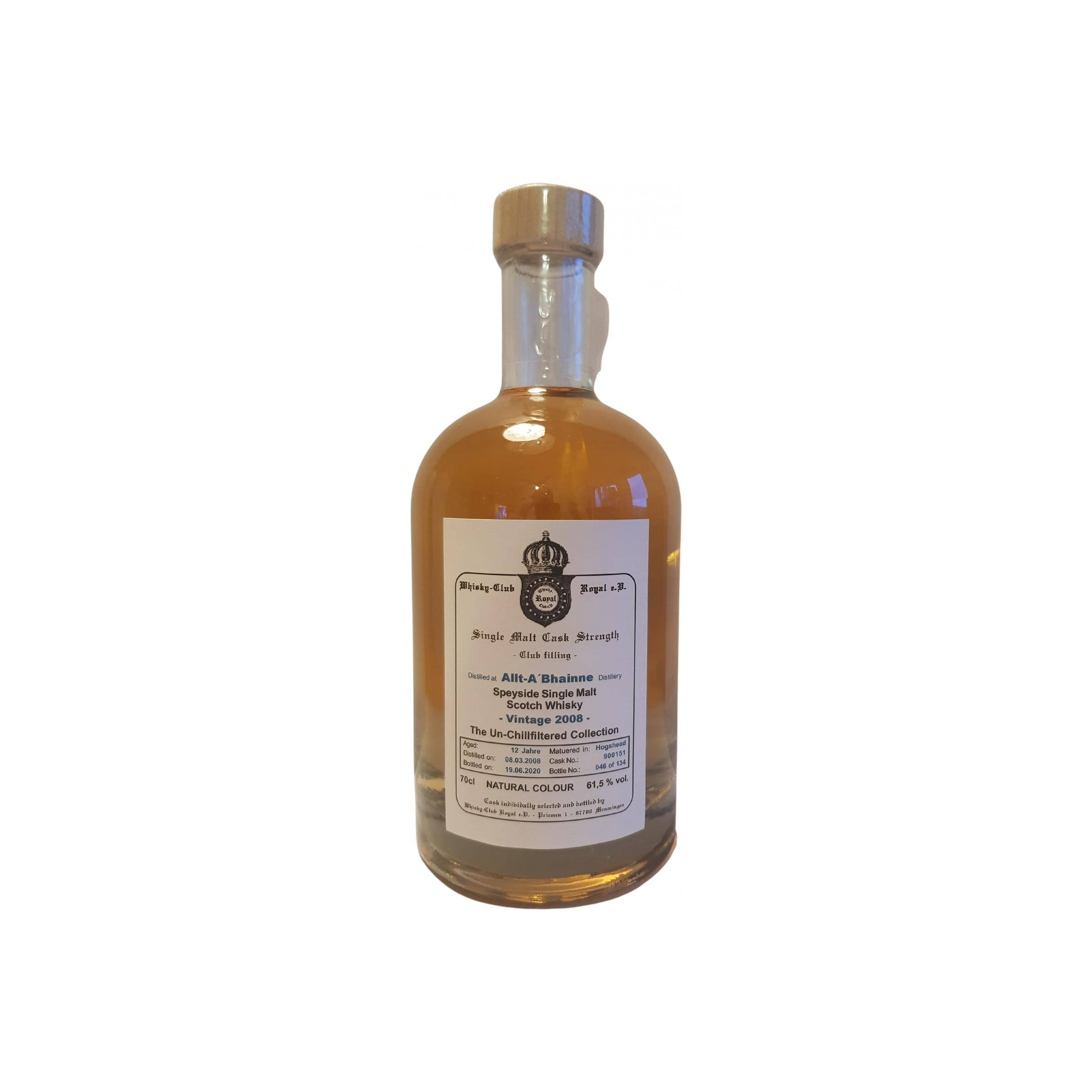 Allt-A-Bhainne 2008 12 Years Single Malt Whisky