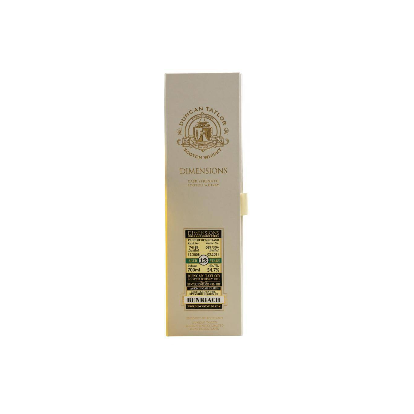 BenRiach Dimensions 2008 12 Years Single Malt Whisky 2