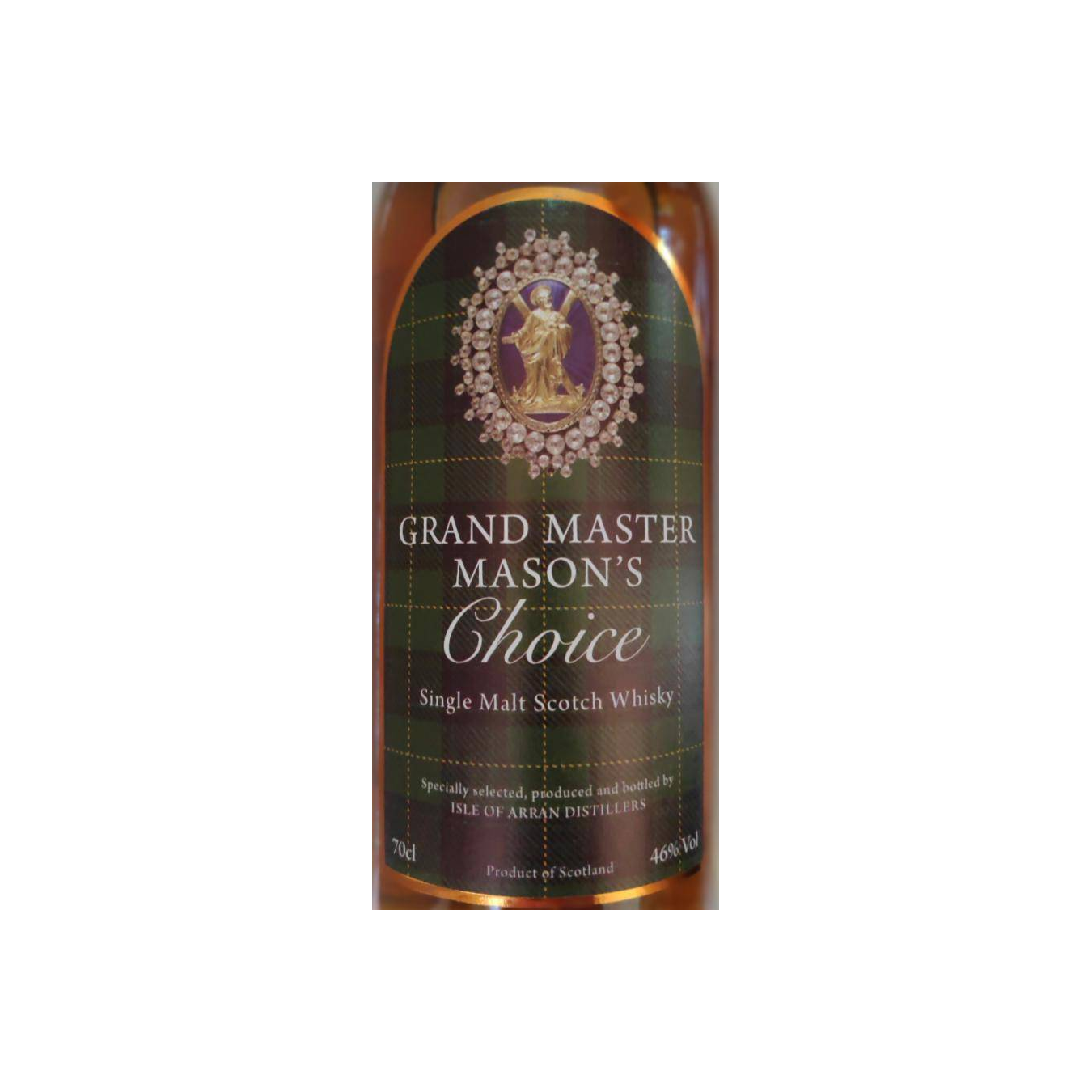 Single Malt Scotch Whisky Grand Master Mason's Choice IoA 2