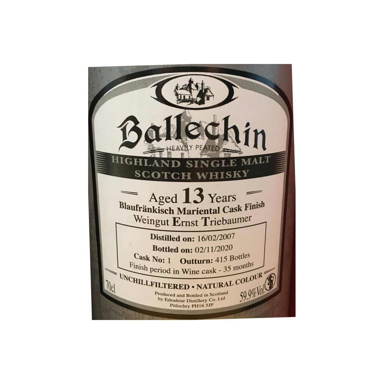 Ballechin 2007 13 Years Single Malt Whisky 2