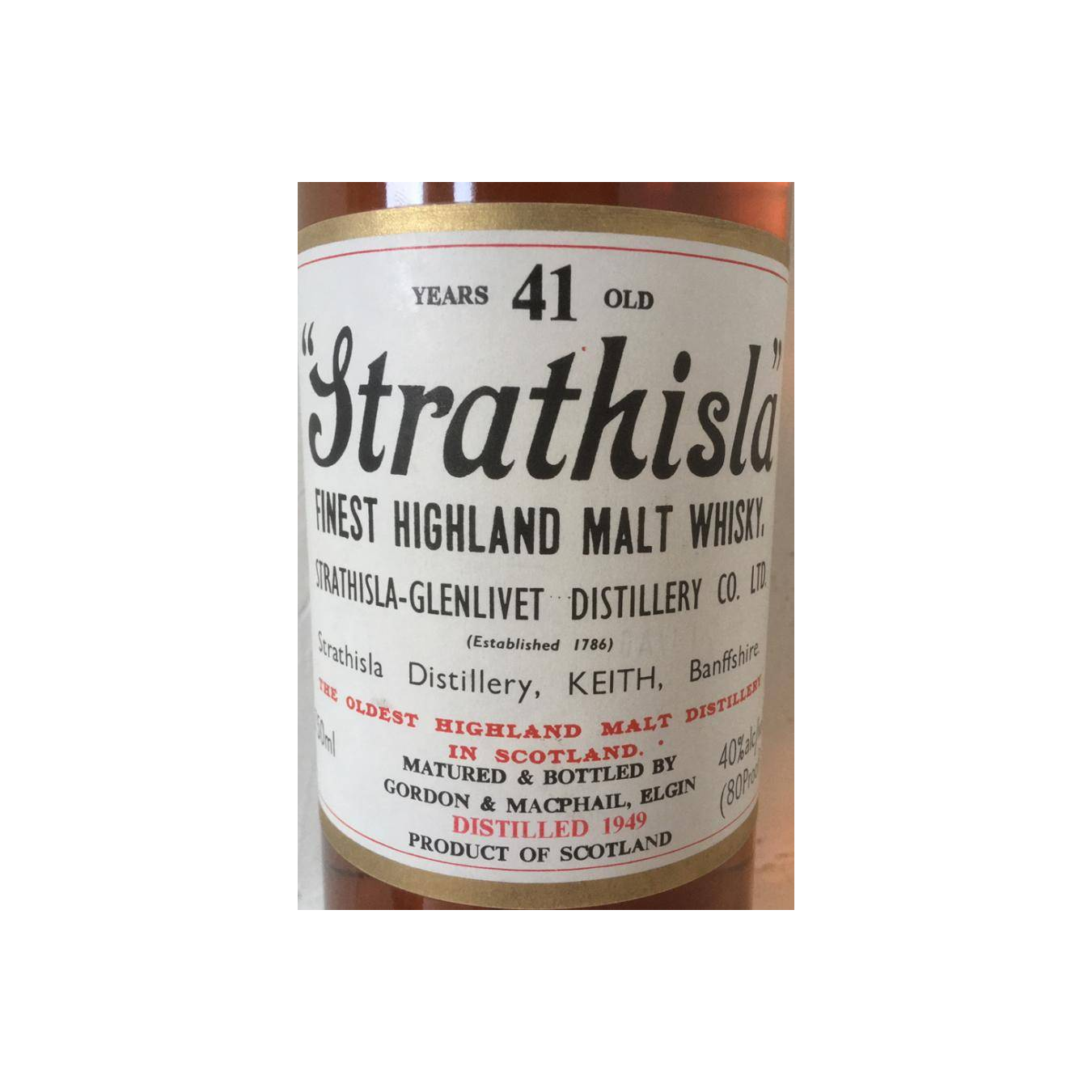 Strathisla 1949 41 Years Single Malt Whisky 2