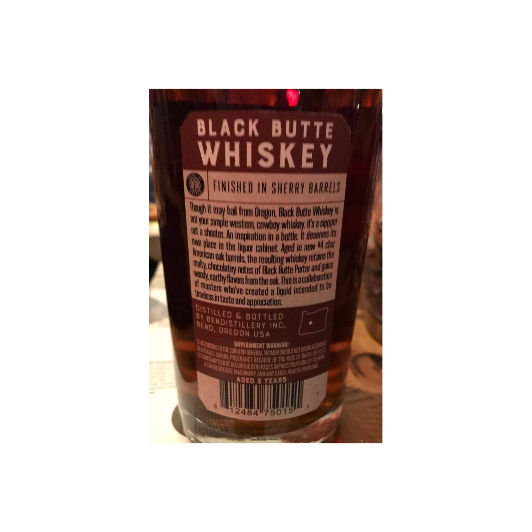 Black Butte Whiskey 03-year-old - Release #3 2