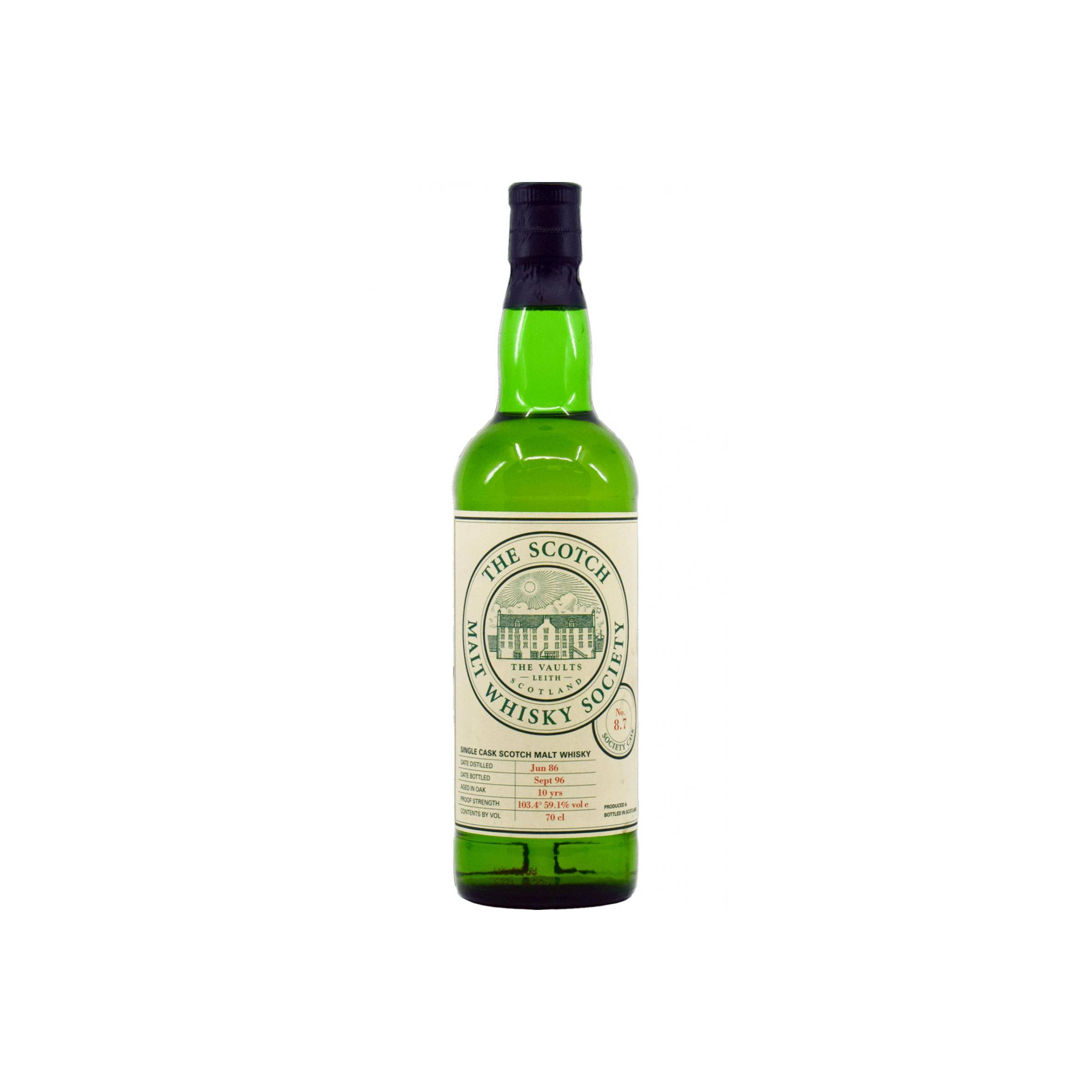 The Scotch Malt Whisky Society 1986 10 Years Single Malt Whisky