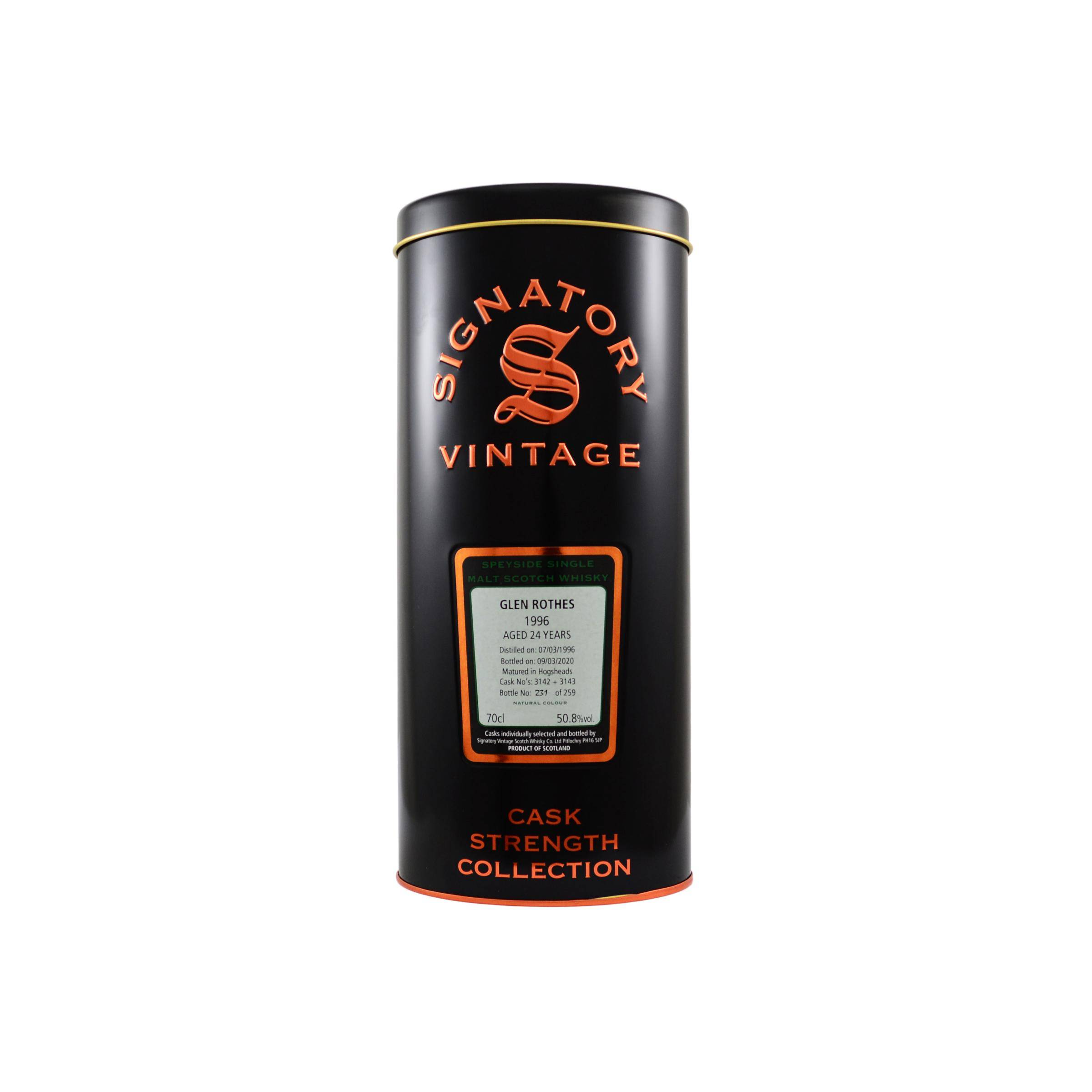 The Glenrothes Cask Strength Collection 1996 24 Years Single Malt Whisky 2