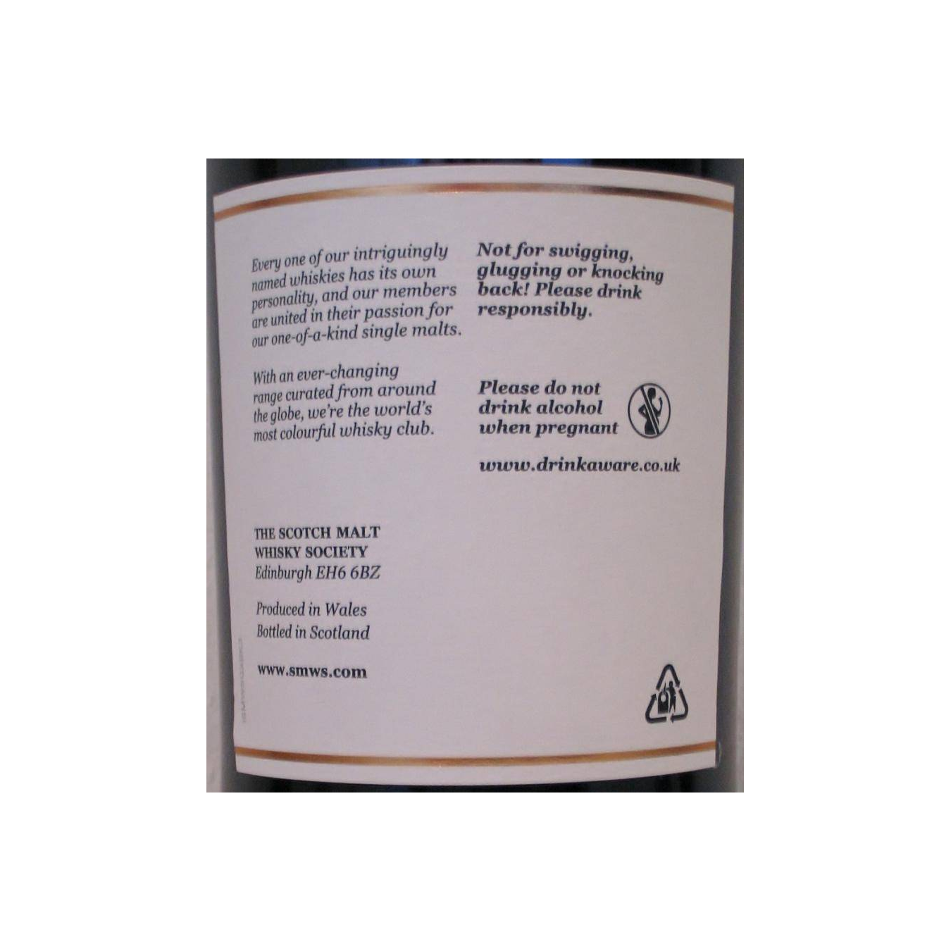The Scotch Malt Whisky Society 2013 7 Years Single Malt Whisky 2