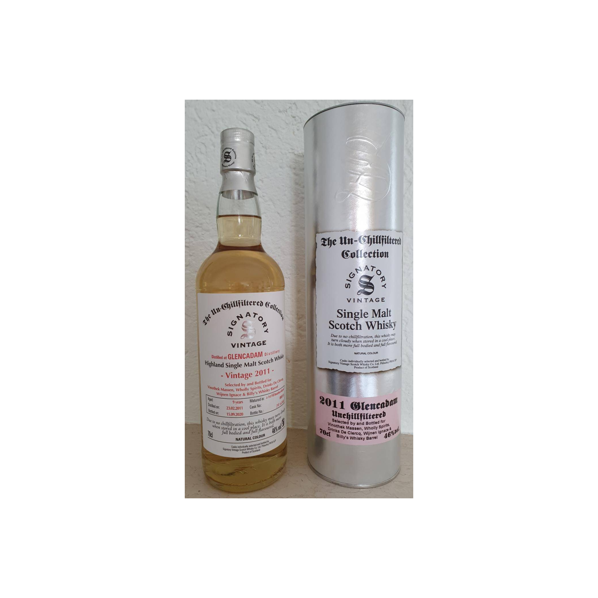 Glencadam The Un-Chillfiltered Collection 2011 9 Years Single Malt Whisky