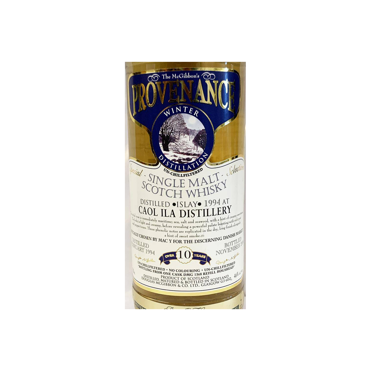 Caol Ila McGibbon's Provenance 1994 10 Years Single Malt Whisky 2