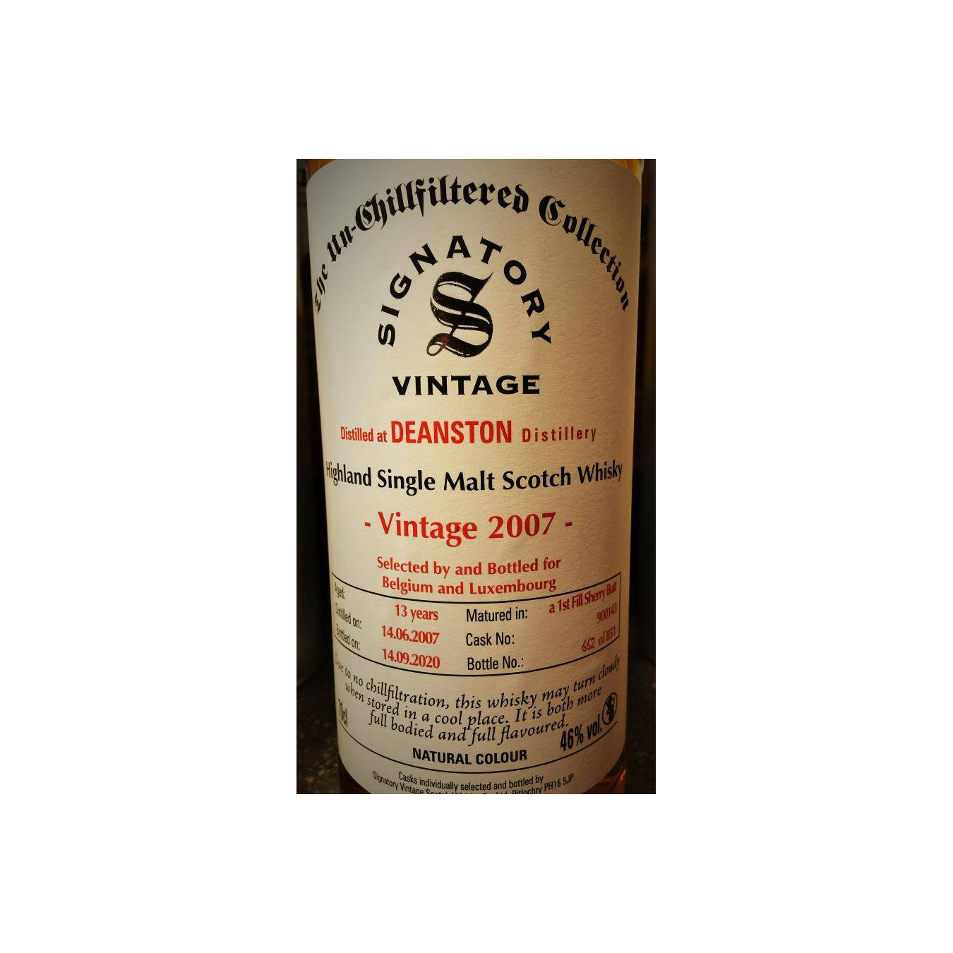 Deanston The Un-Chillfiltered Collection 2007 13 Years Single Malt Whisky 2