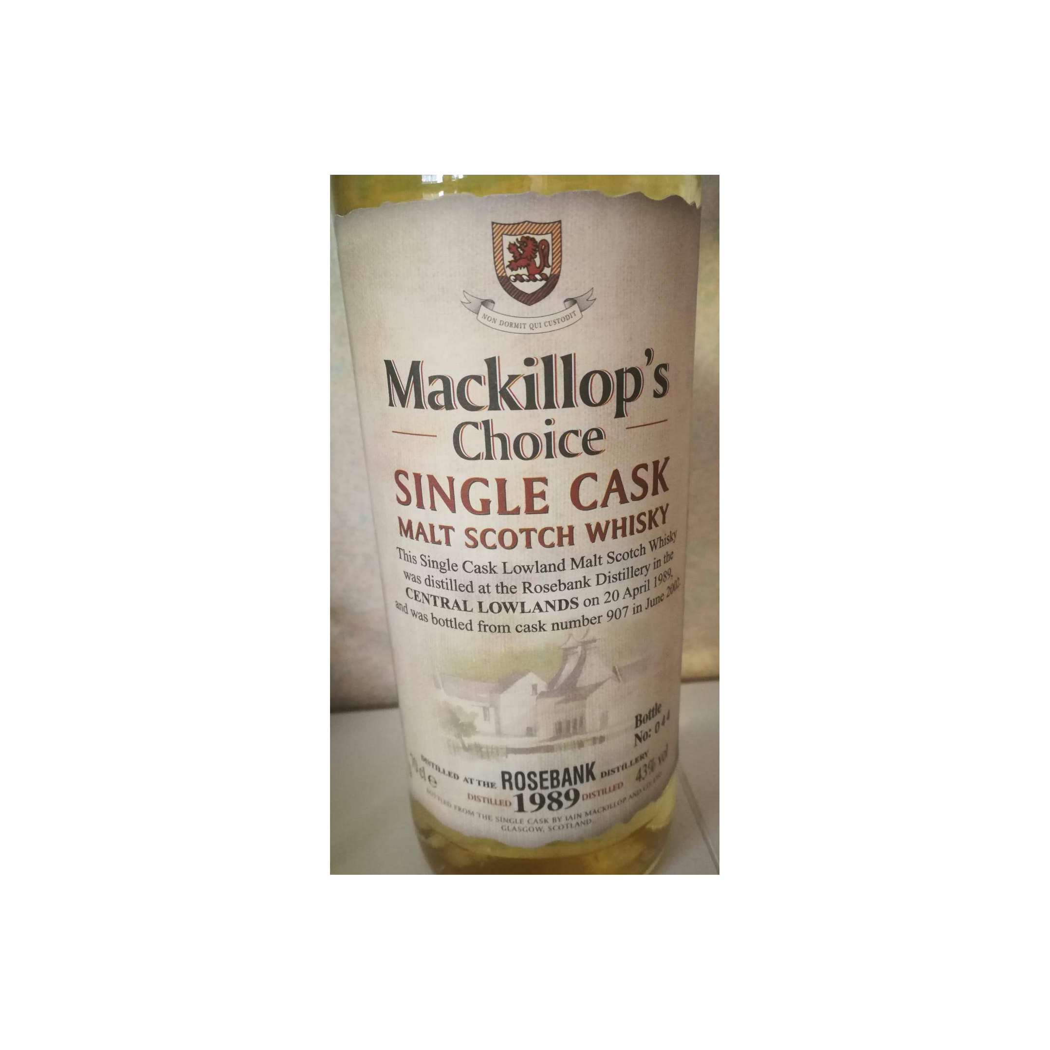 Rosebank Single Cask 1989 13 Years Single Malt Whisky 2