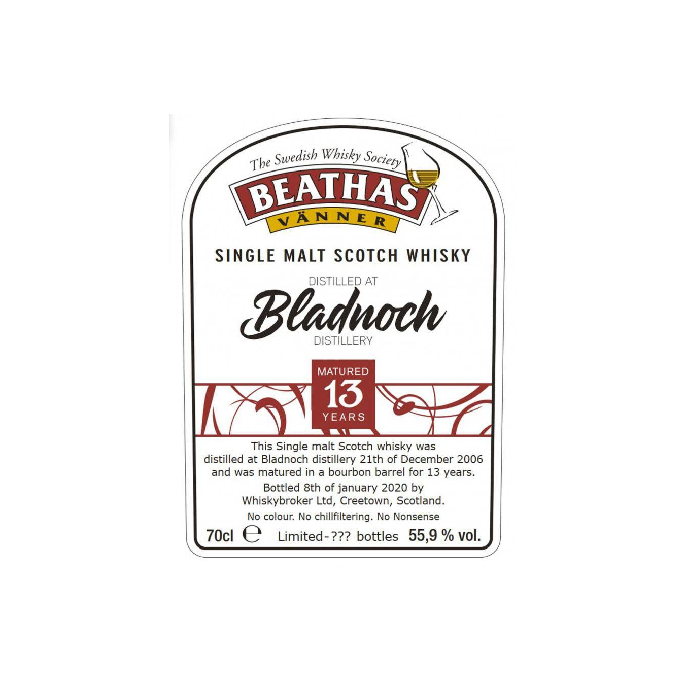 Bladnoch 2006 13 Years Single Malt Whisky 2