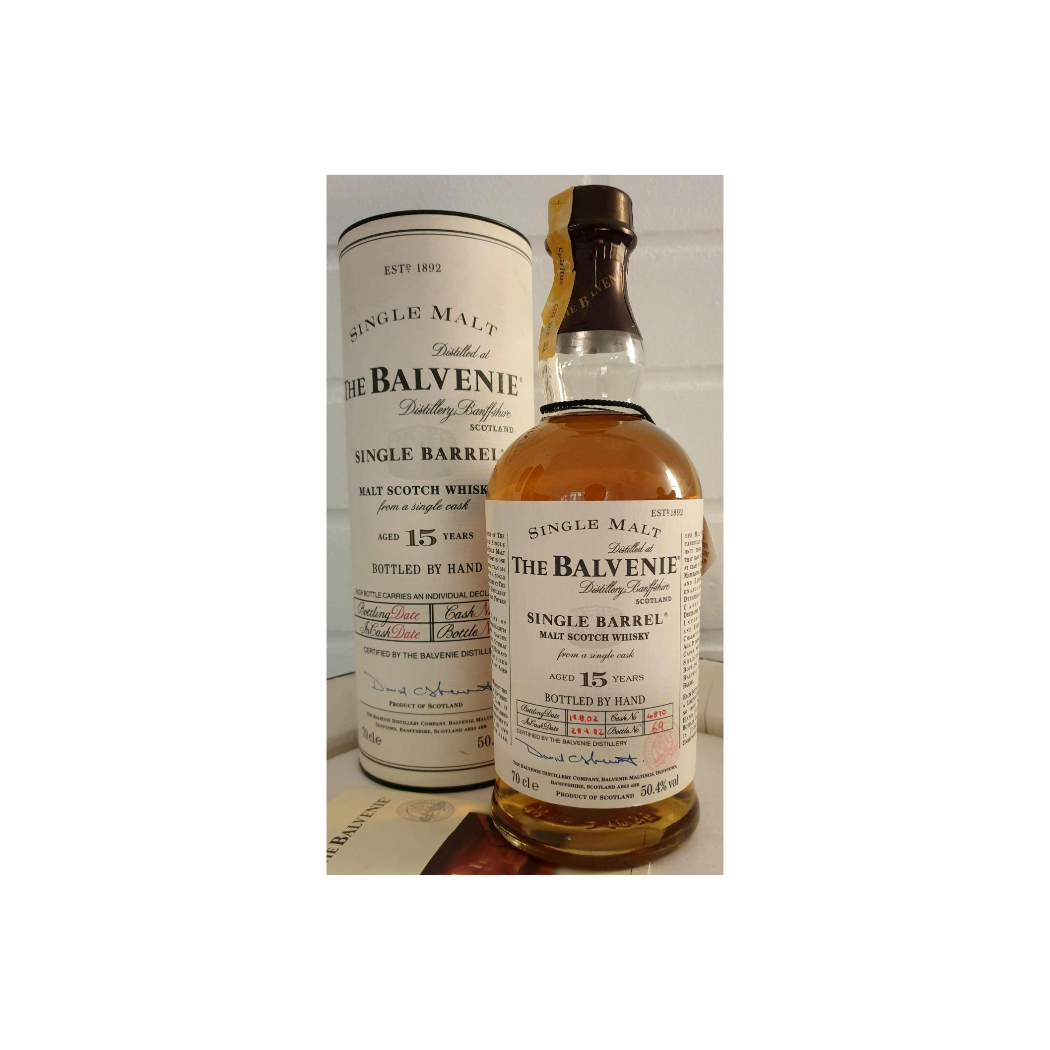 The Balvenie Single Cask 1982 15 Years Single Malt Whisky 2