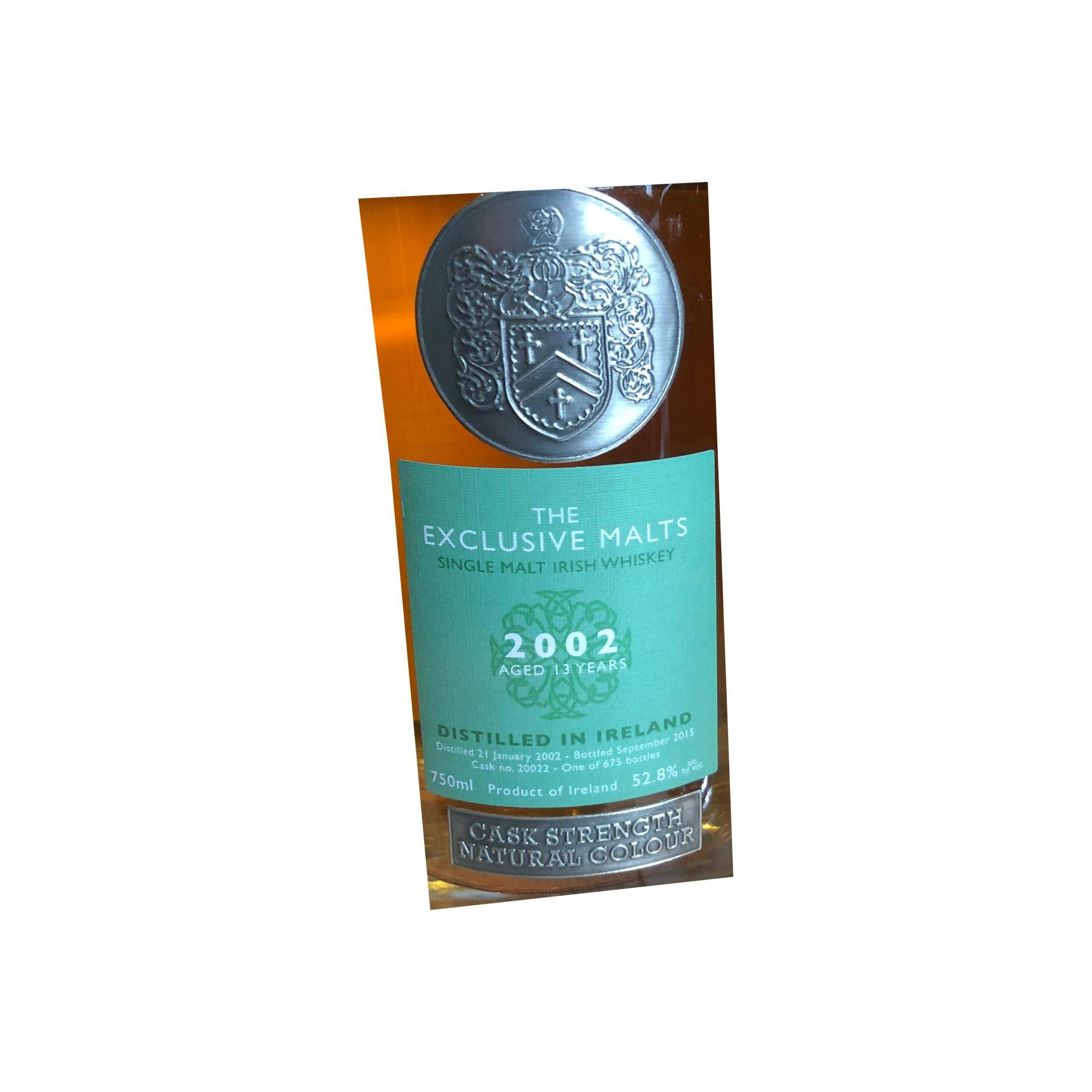 Single Malt Irish Whiskey 2002 CW