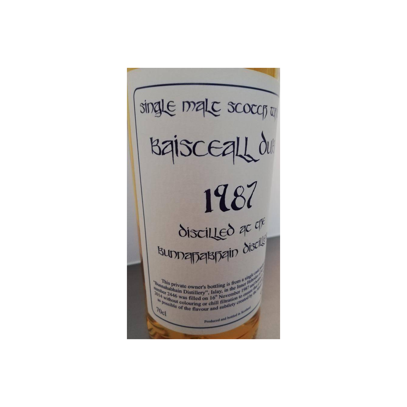 Bunnahabhain 1987 26 Years Single Malt Whisky 2
