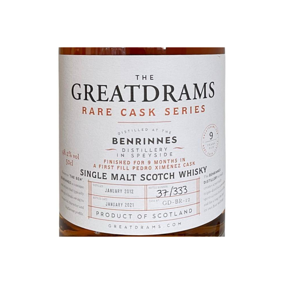 Benrinnes 2012 9 Years Single Malt Whisky 2
