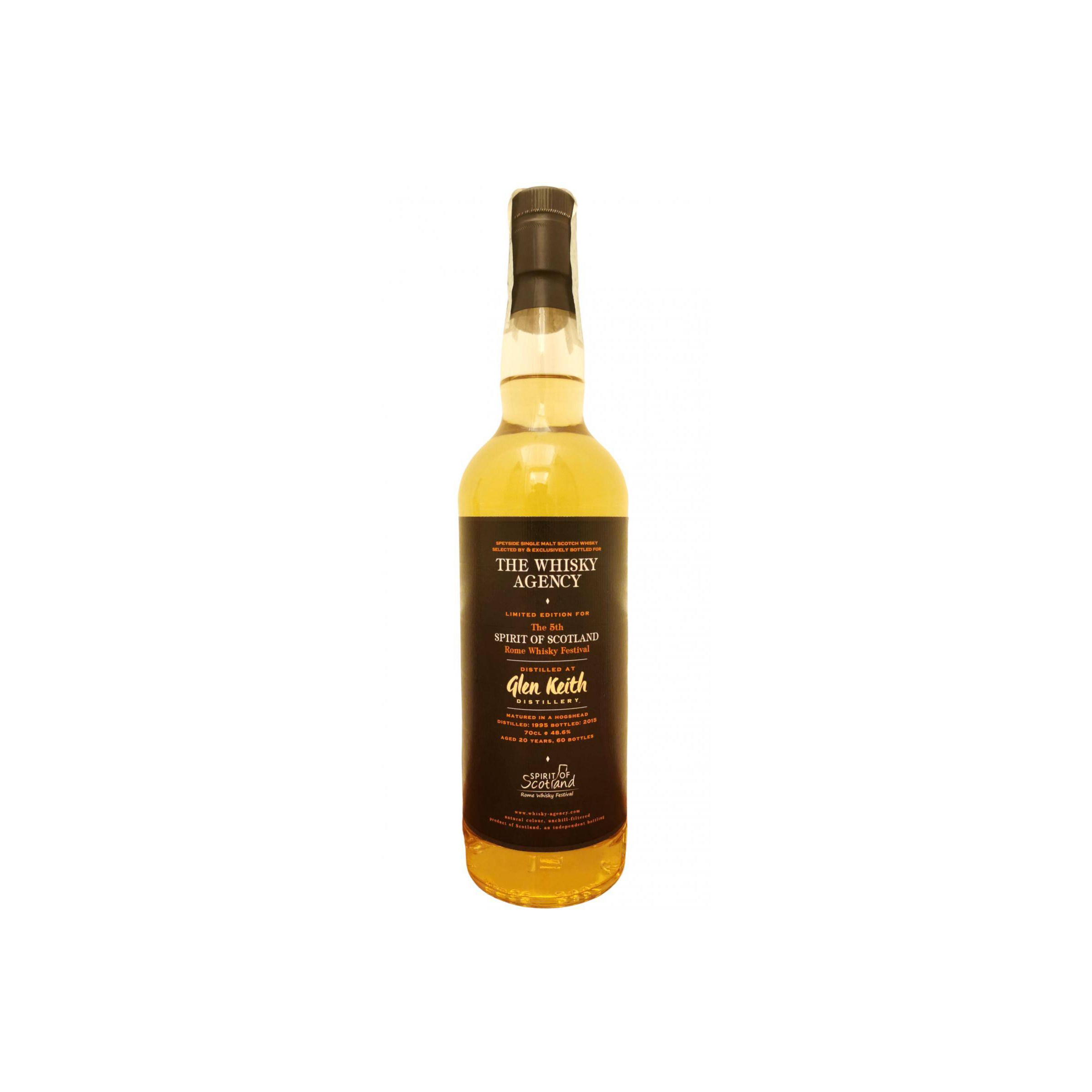 Glen Keith 1995 20 Years Single Malt Whisky