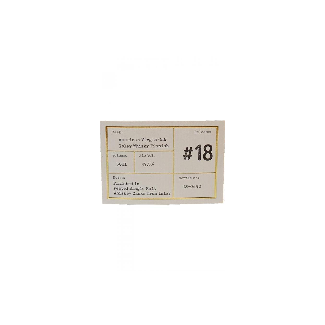 Helsinki Whiskey Rye Malt - Release #18 3