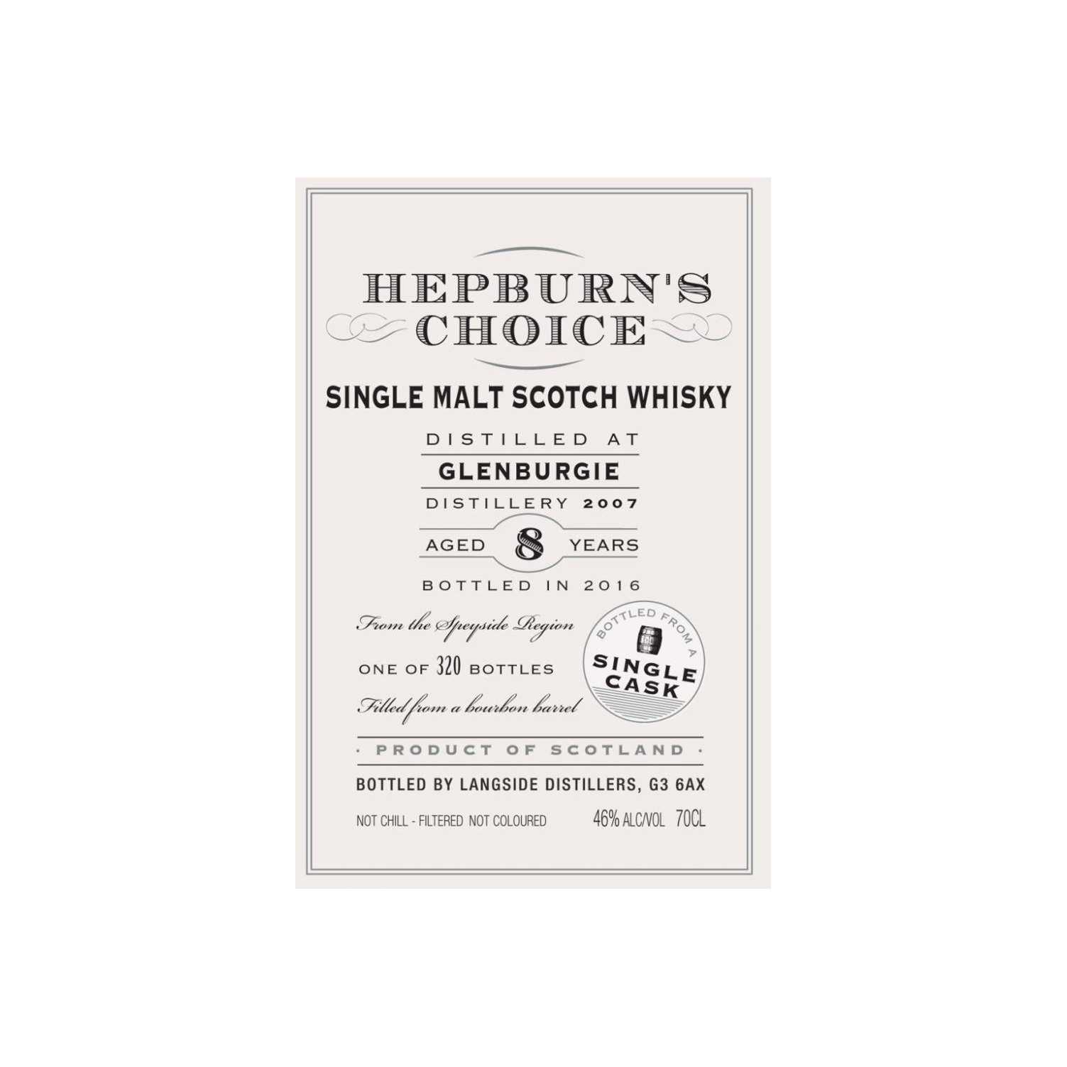 Glenburgie 2007 8 Years Single Malt Whisky 2