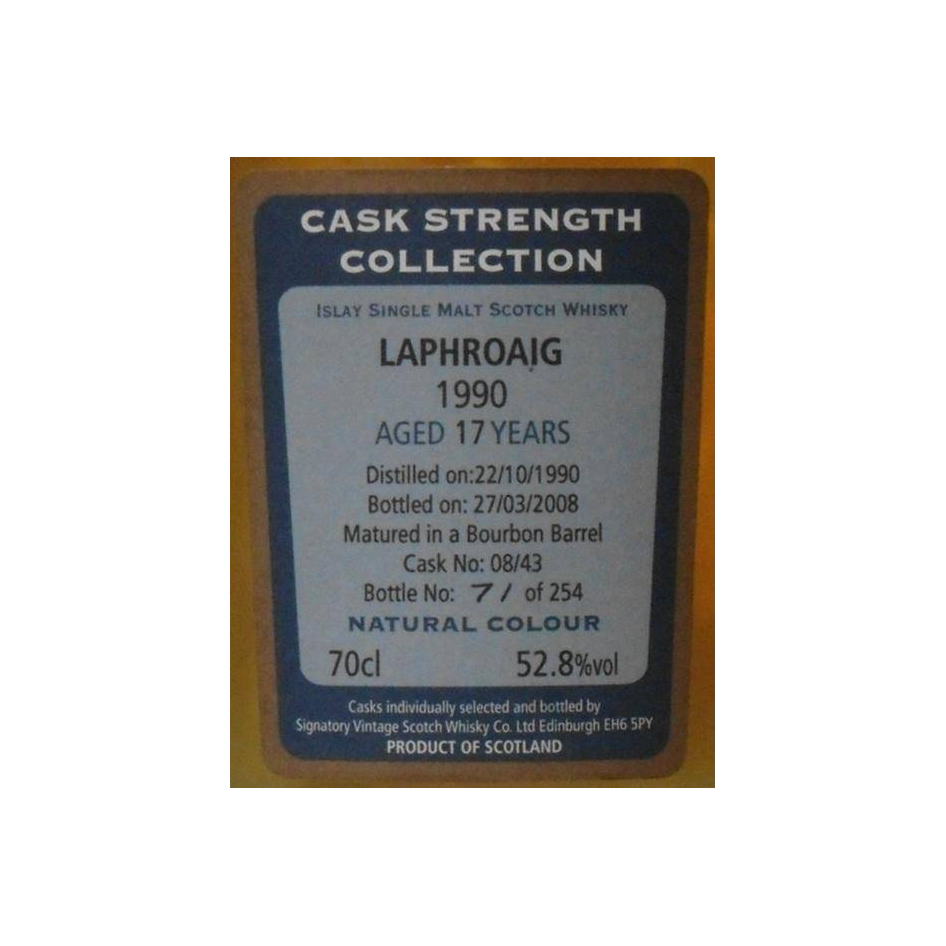 Laphroaig Cask Strength Collection 1990 17 Years Single Malt Whisky 2
