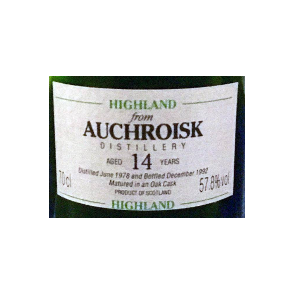 Auchroisk Authentic Collection 1978 14 Years Single Malt Whisky 2