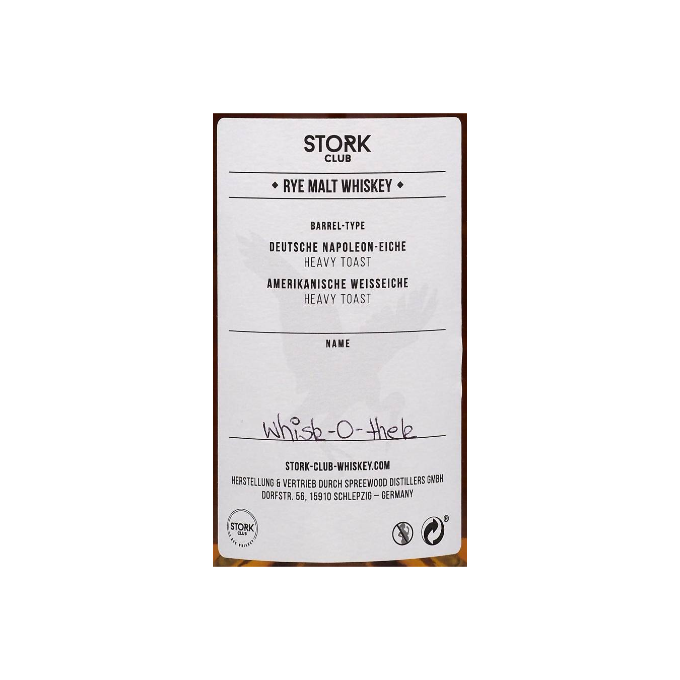Stork Club Rye Malt Whisky 3