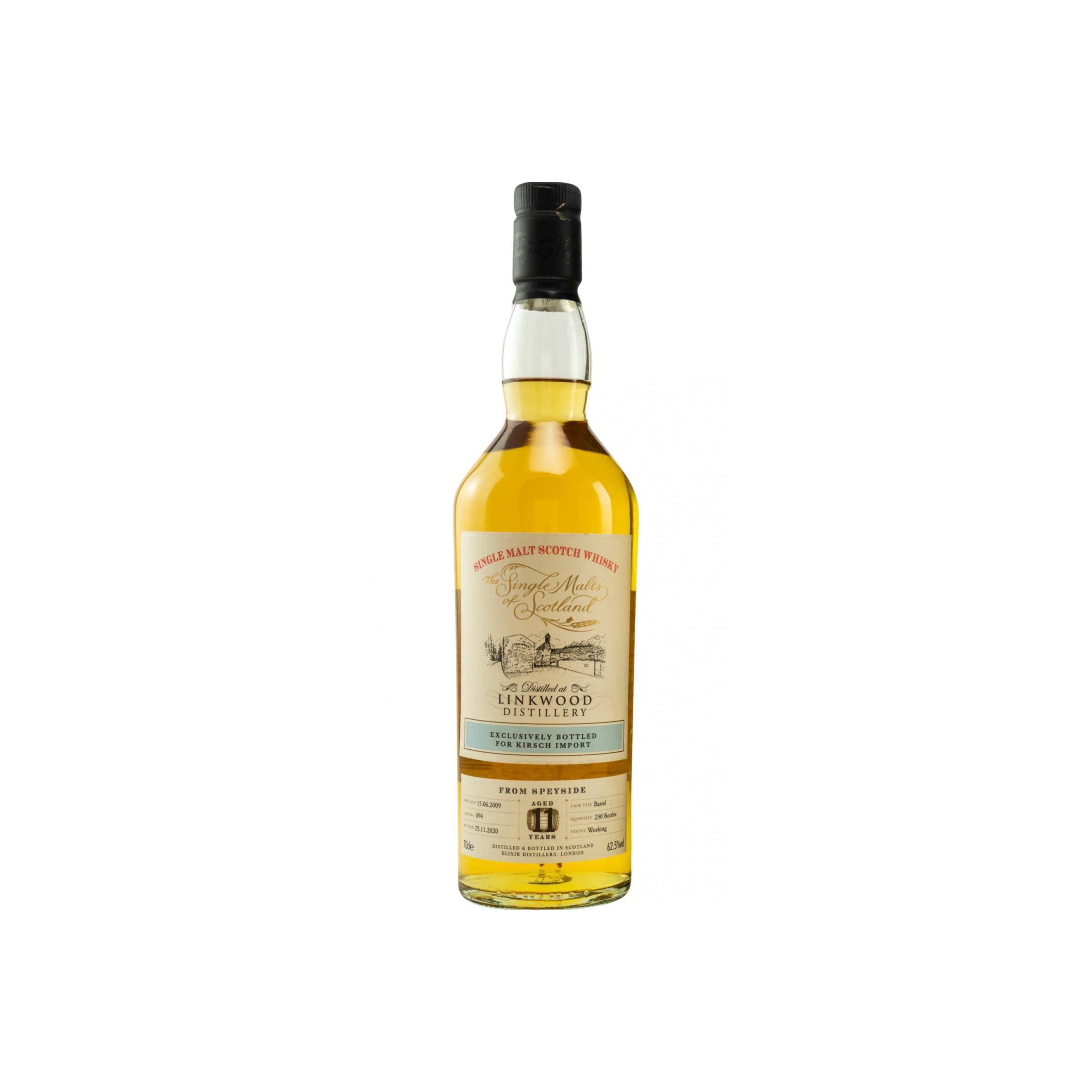Linkwood The Single Malts of Scotland 2009 11 Years Single Malt Whisky